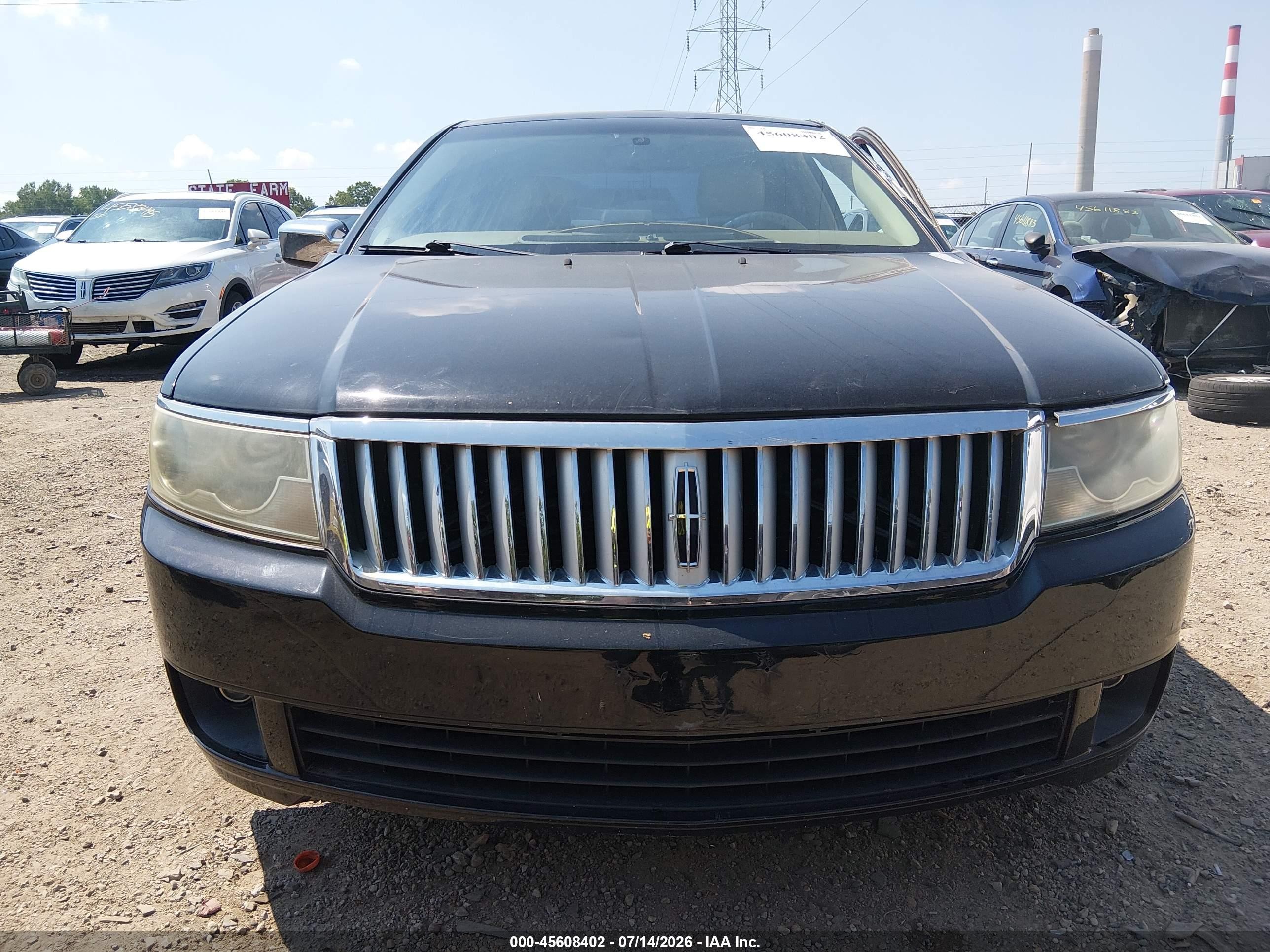 2006 Lincoln Zephyr   Черный vin: 3LNHM26166R659935