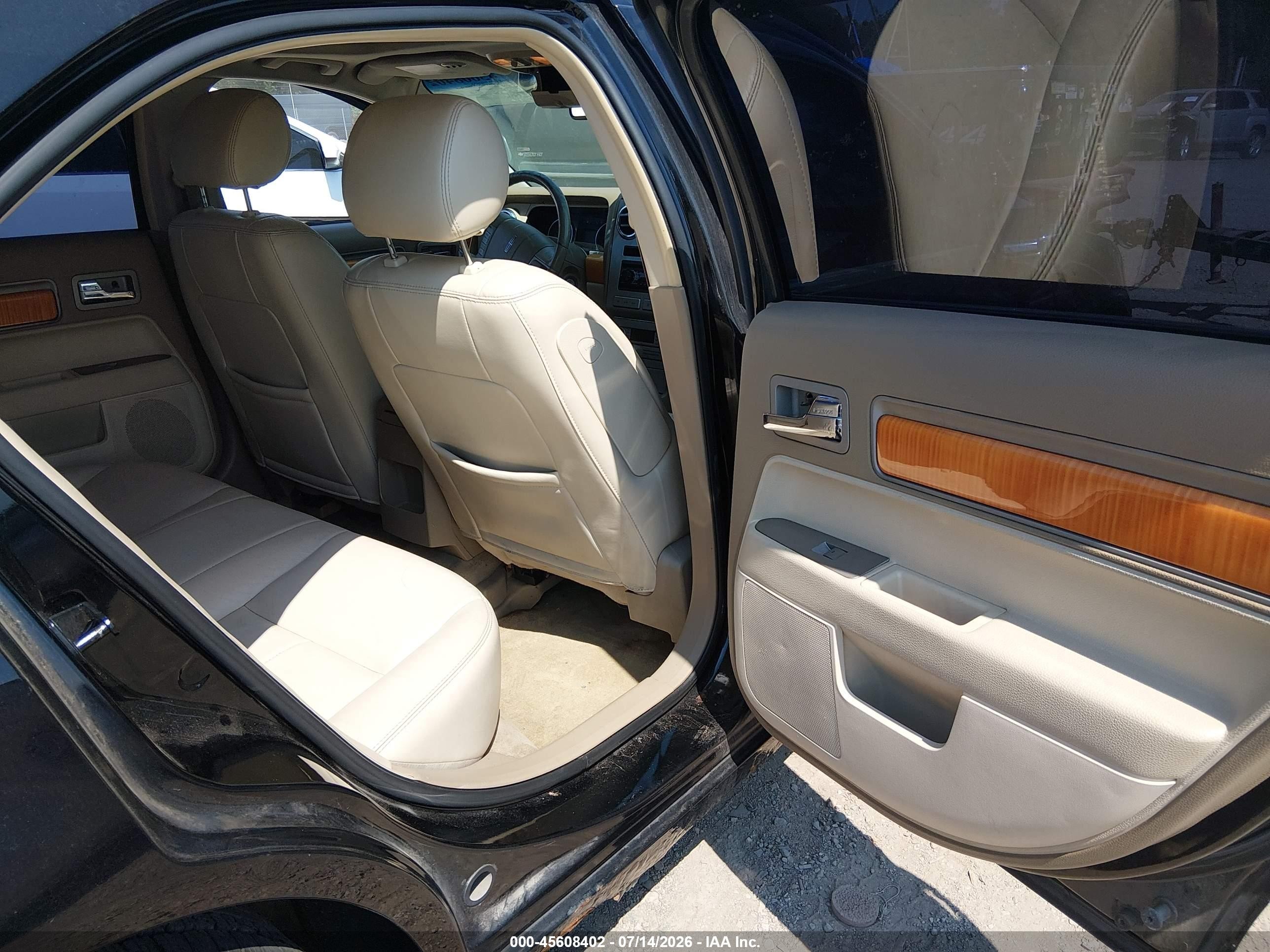 2006 Lincoln Zephyr   Черный vin: 3LNHM26166R659935