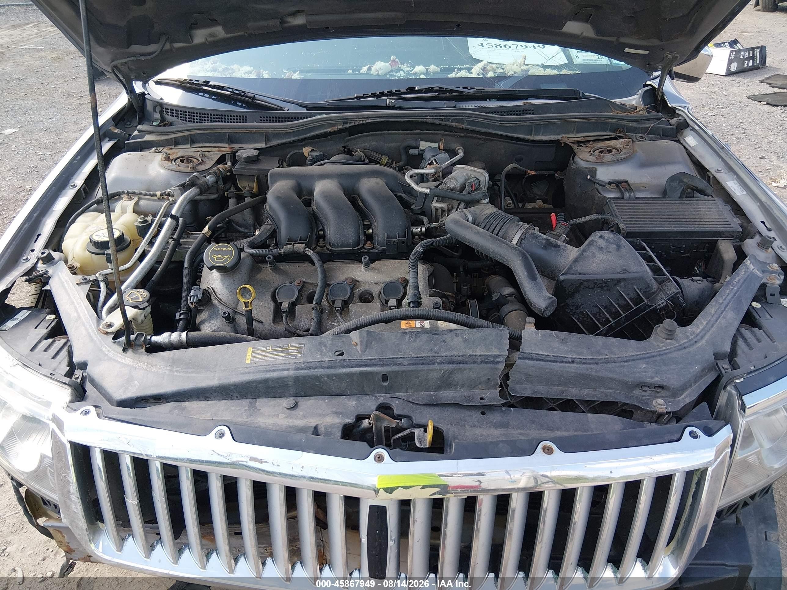 2006 Lincoln Zephyr   Серебряный vin: 3LNHM26176R631609