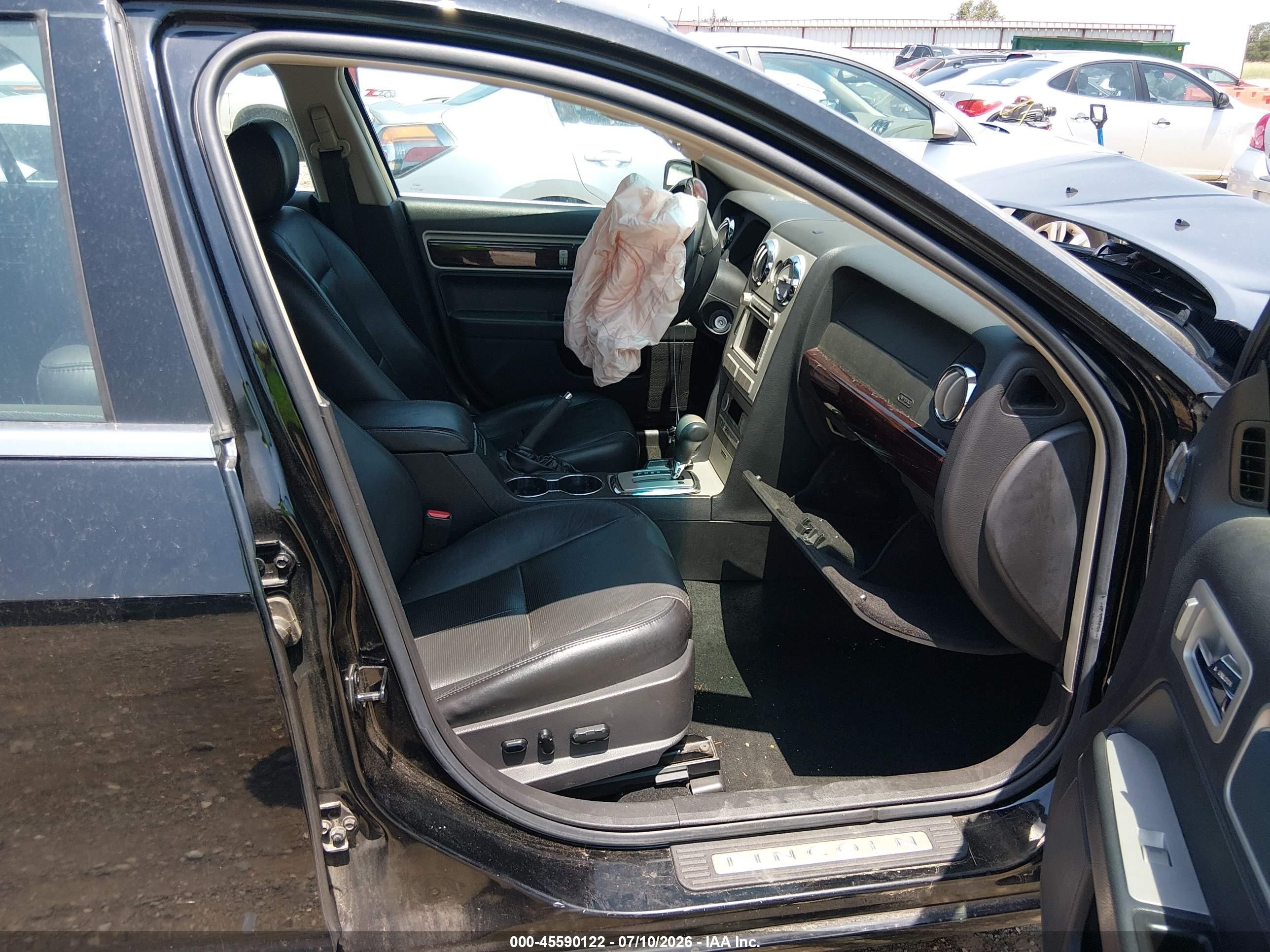 2006 Lincoln Zephyr   Черный vin: 3LNHM26196R656141