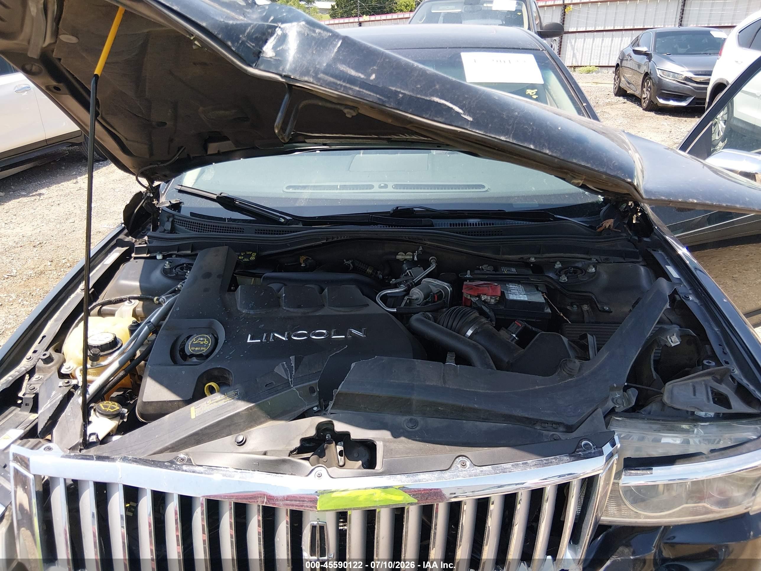 2006 Lincoln Zephyr   Черный vin: 3LNHM26196R656141