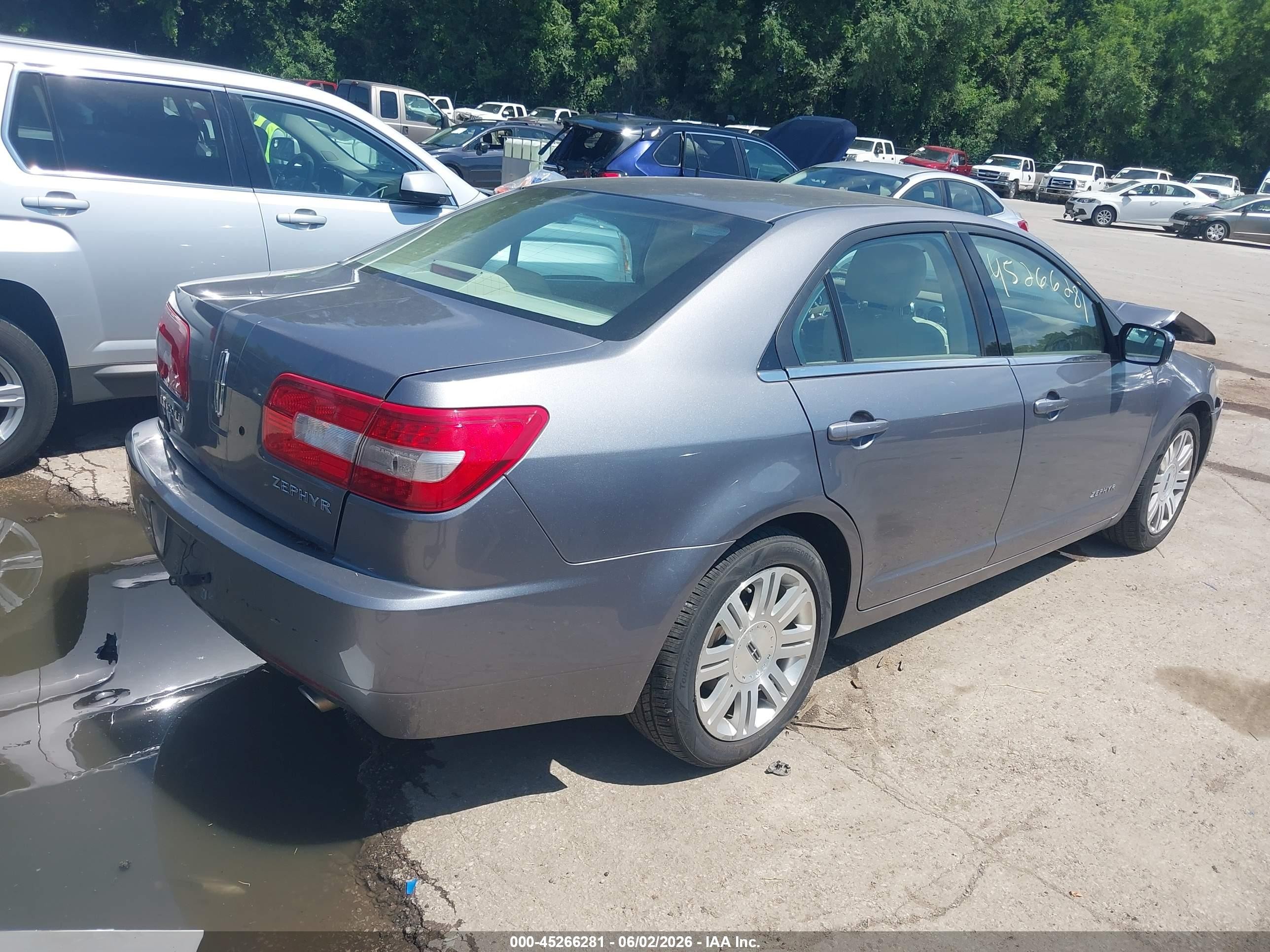 2006 Lincoln Zephyr   Gray vin: 3LNHM261X6R649294