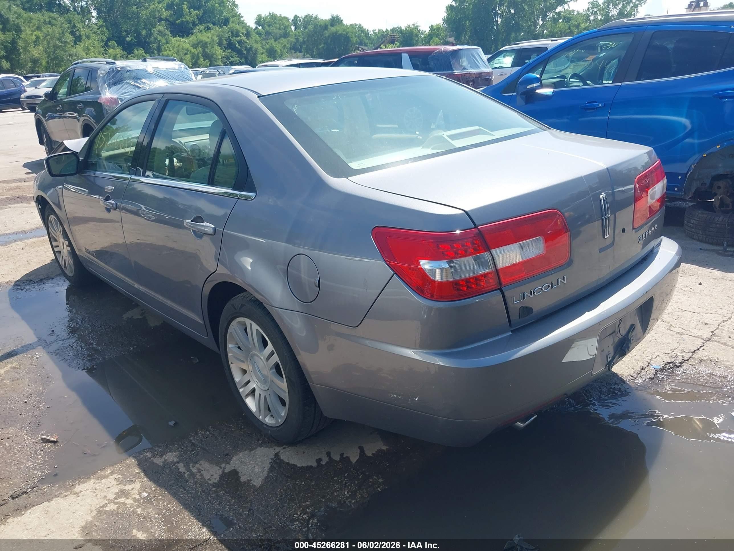 2006 Lincoln Zephyr   Gray vin: 3LNHM261X6R649294