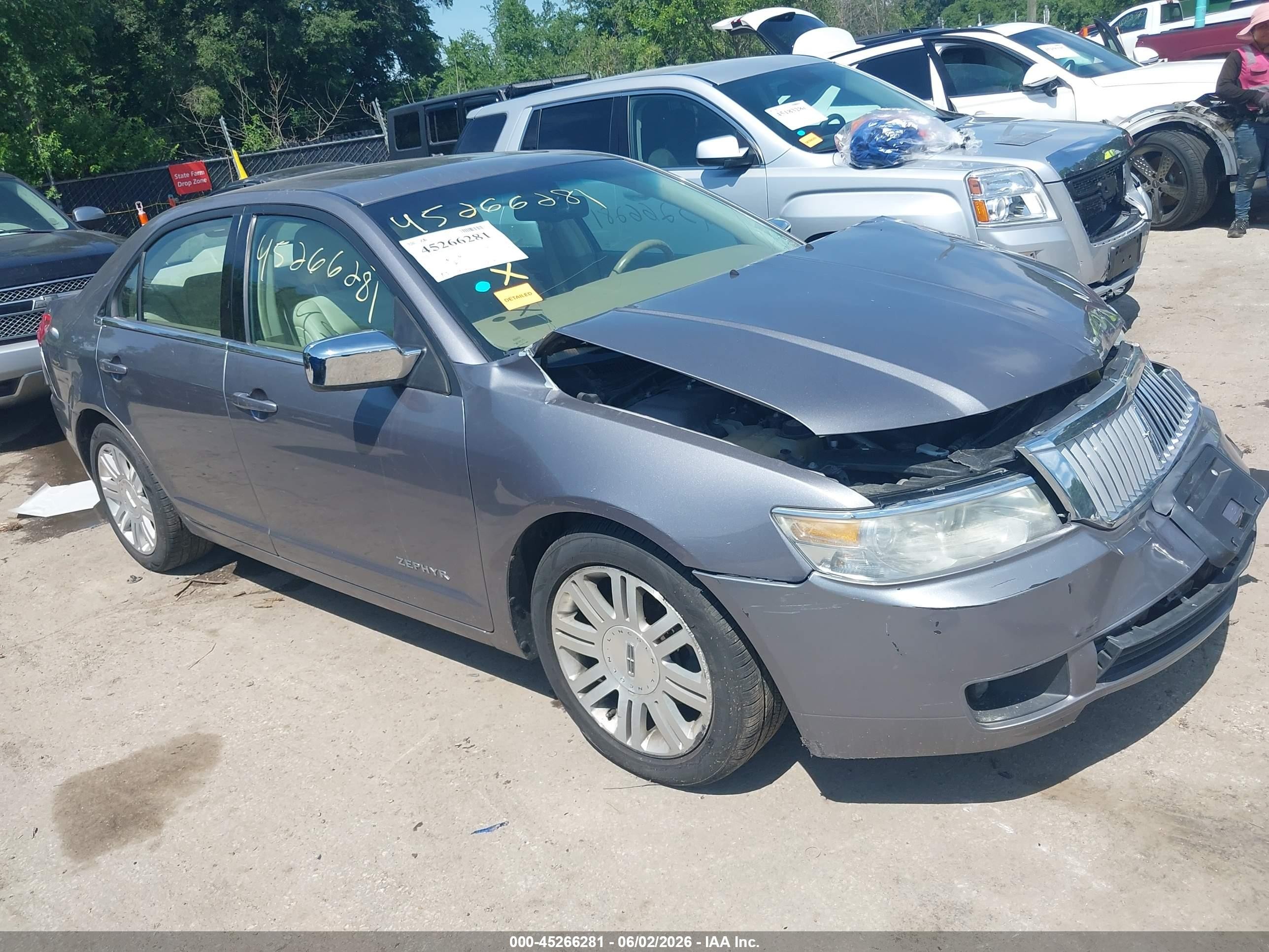 2006 Lincoln Zephyr   Gray vin: 3LNHM261X6R649294