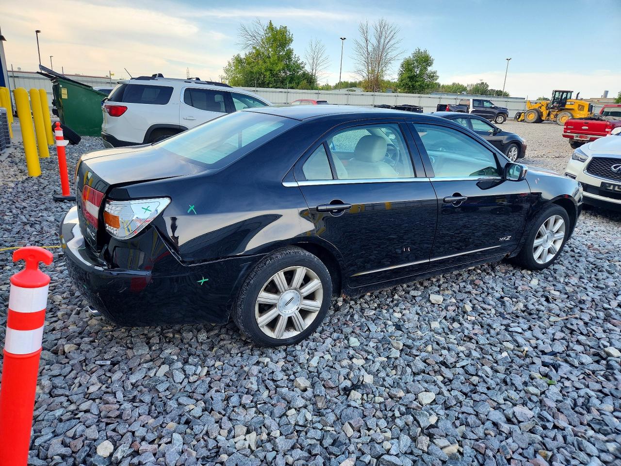 2007 Lincoln Mkz Черный vin: 3LNHM26T07R618929