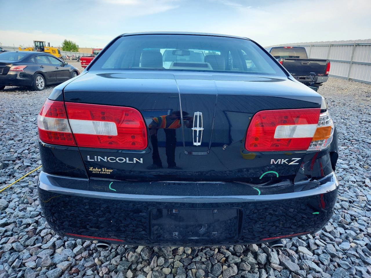 2007 Lincoln Mkz Черный vin: 3LNHM26T07R618929