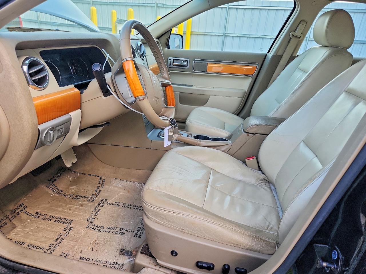 2007 Lincoln Mkz Черный vin: 3LNHM26T07R618929