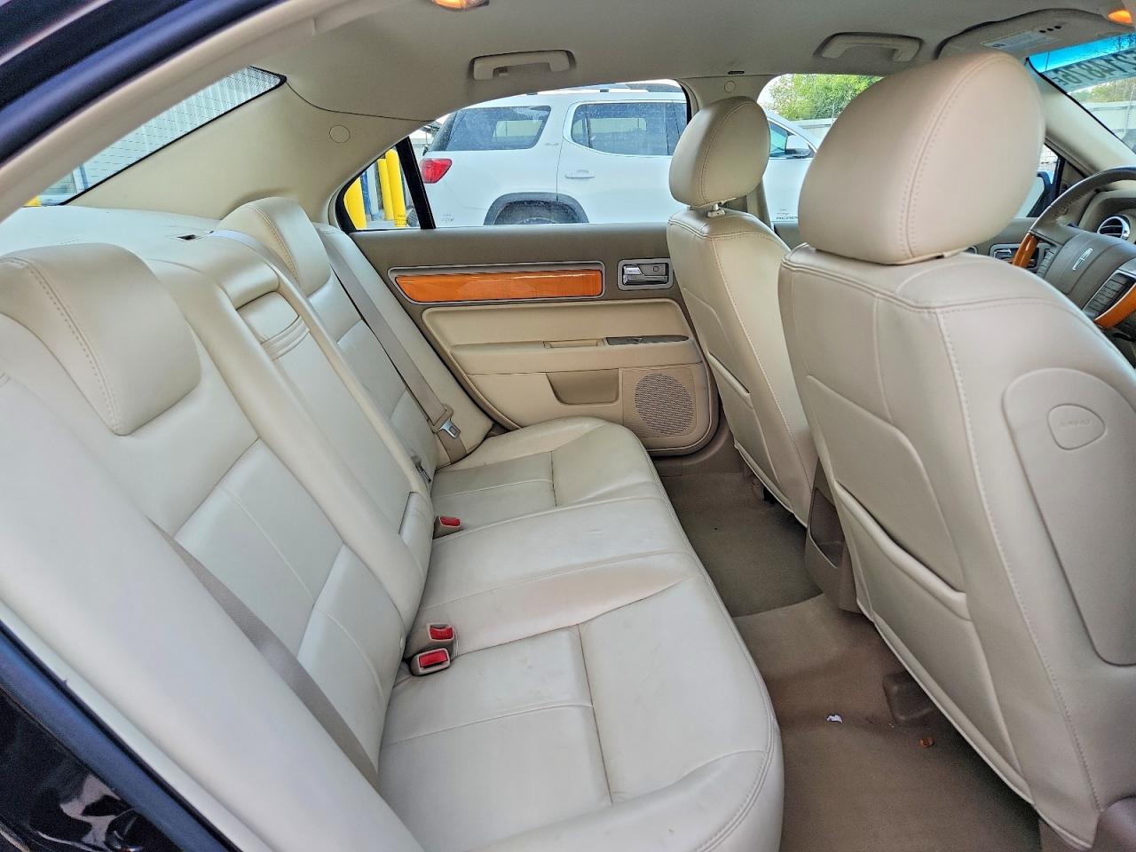 2007 Lincoln Mkz Черный vin: 3LNHM26T07R618929
