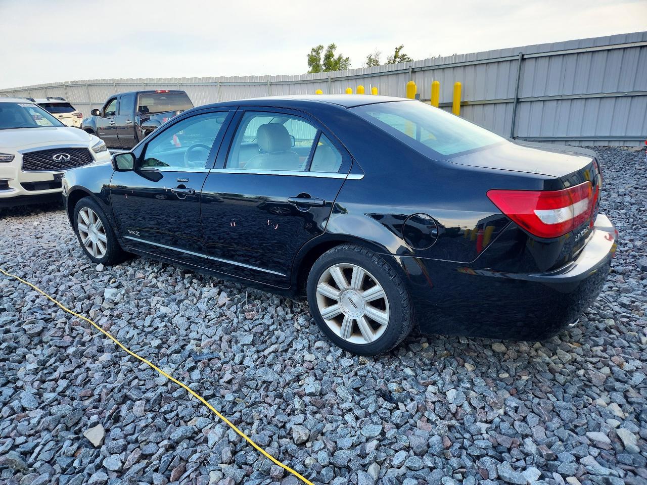 2007 Lincoln Mkz Черный vin: 3LNHM26T07R618929