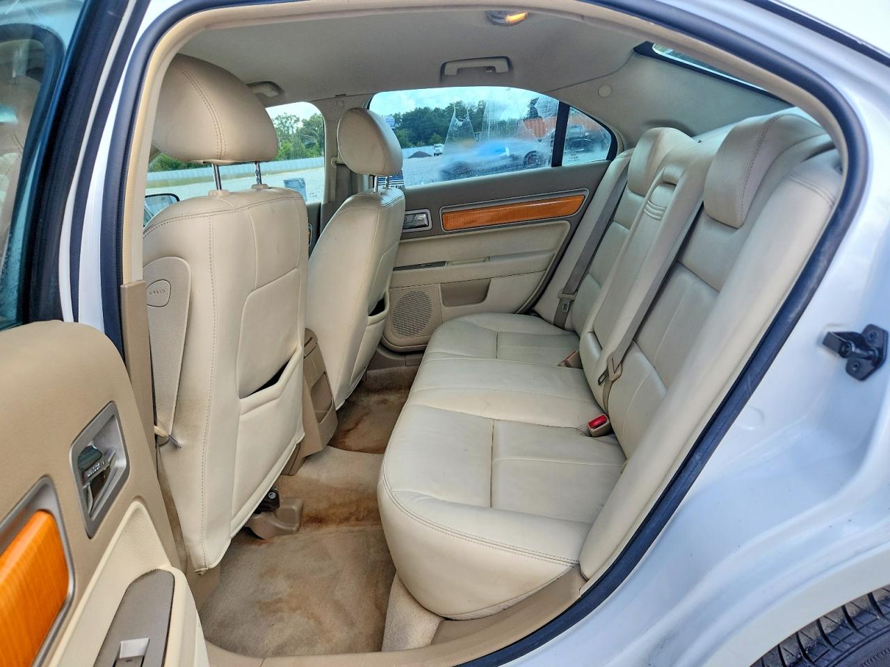 2007 Lincoln Mkz White vin: 3LNHM26T07R634208
