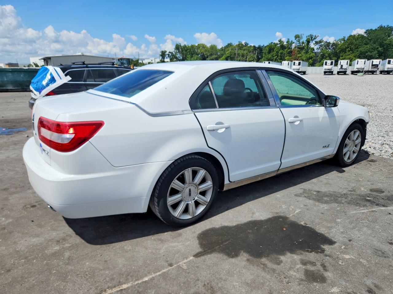 2007 Lincoln Mkz White vin: 3LNHM26T07R634208