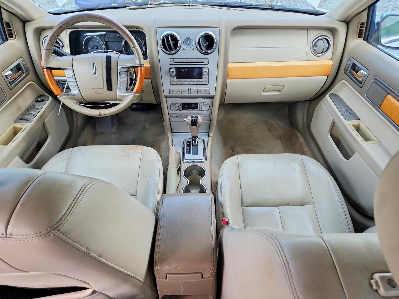 2007 Lincoln Mkz White vin: 3LNHM26T07R634208