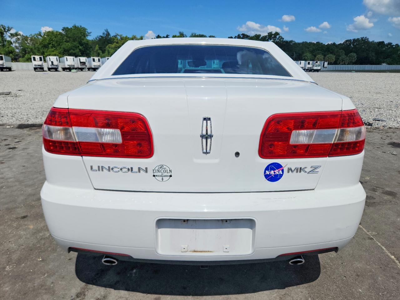 2007 Lincoln Mkz White vin: 3LNHM26T07R634208