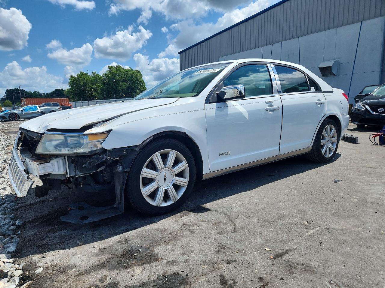 2007 Lincoln Mkz White vin: 3LNHM26T07R634208