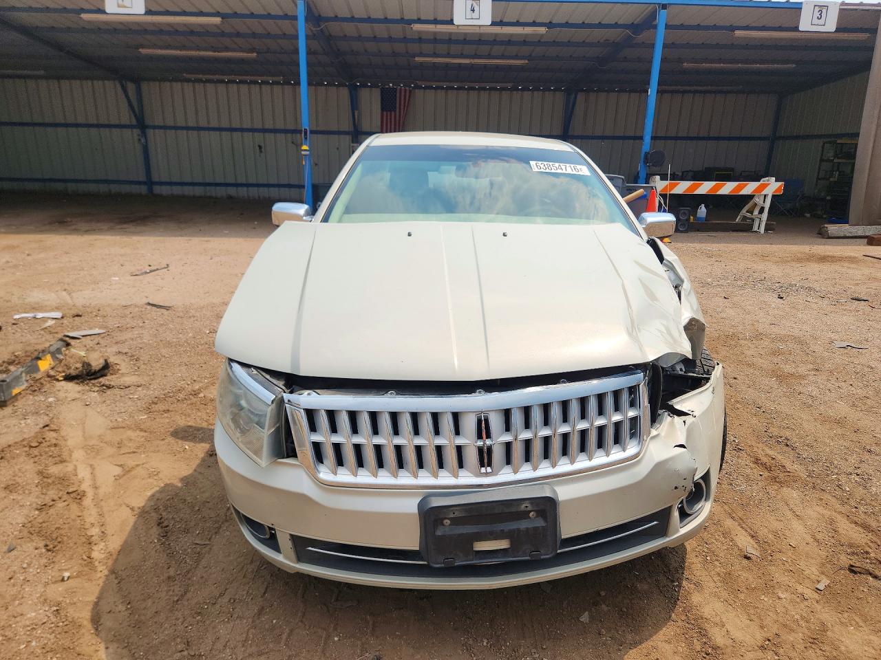 2008 Lincoln Mkz Beige vin: 3LNHM26T08R642360