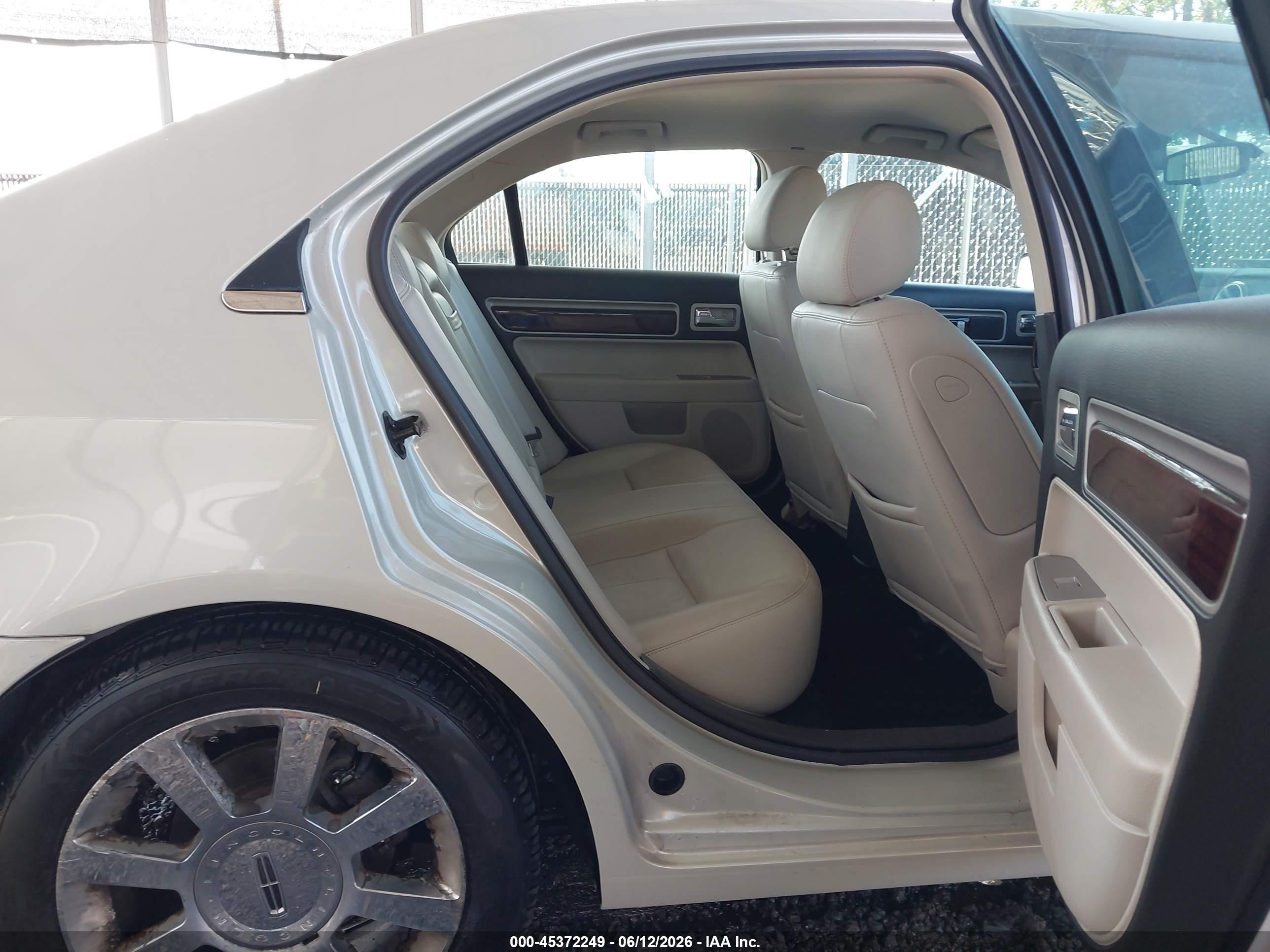 2008 Lincoln Mkz   Beige vin: 3LNHM26T08R655142
