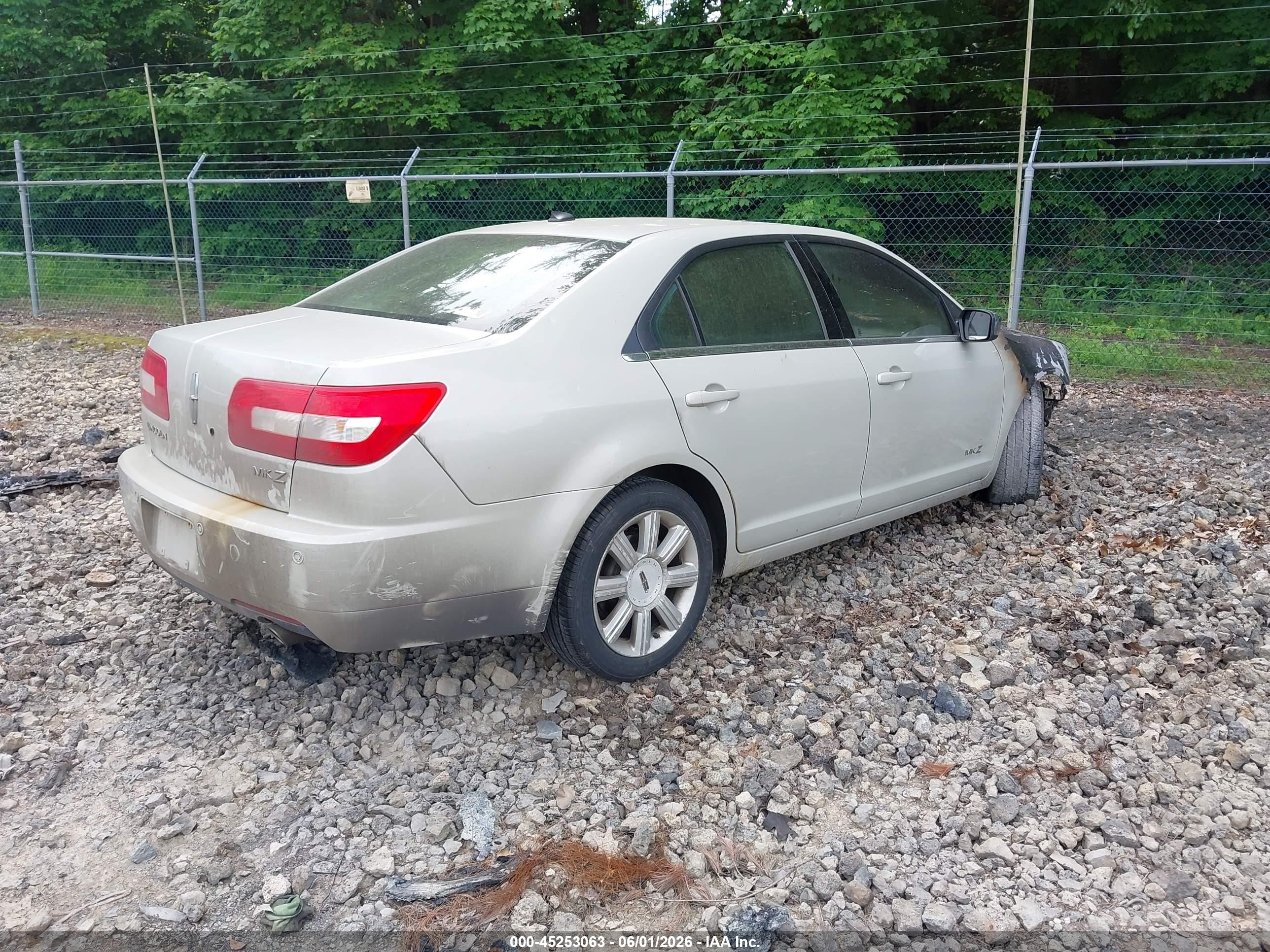 2008 Lincoln Mkz   Cream vin: 3LNHM26T08R658784