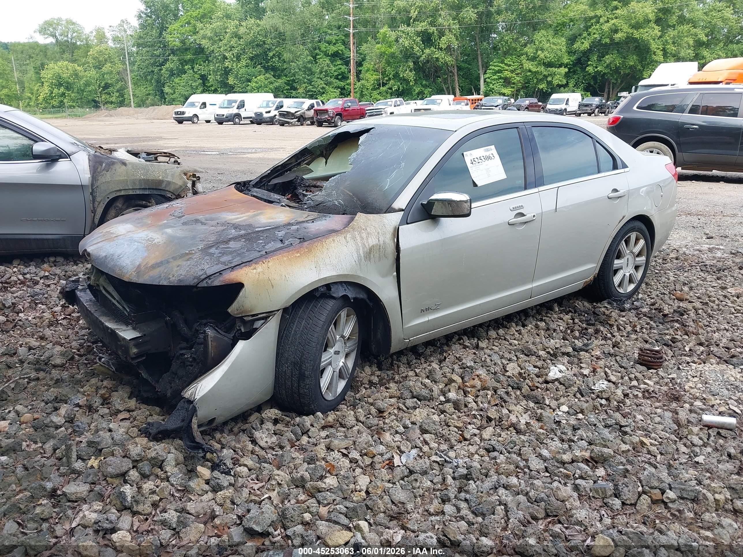 2008 Lincoln Mkz   Cream vin: 3LNHM26T08R658784