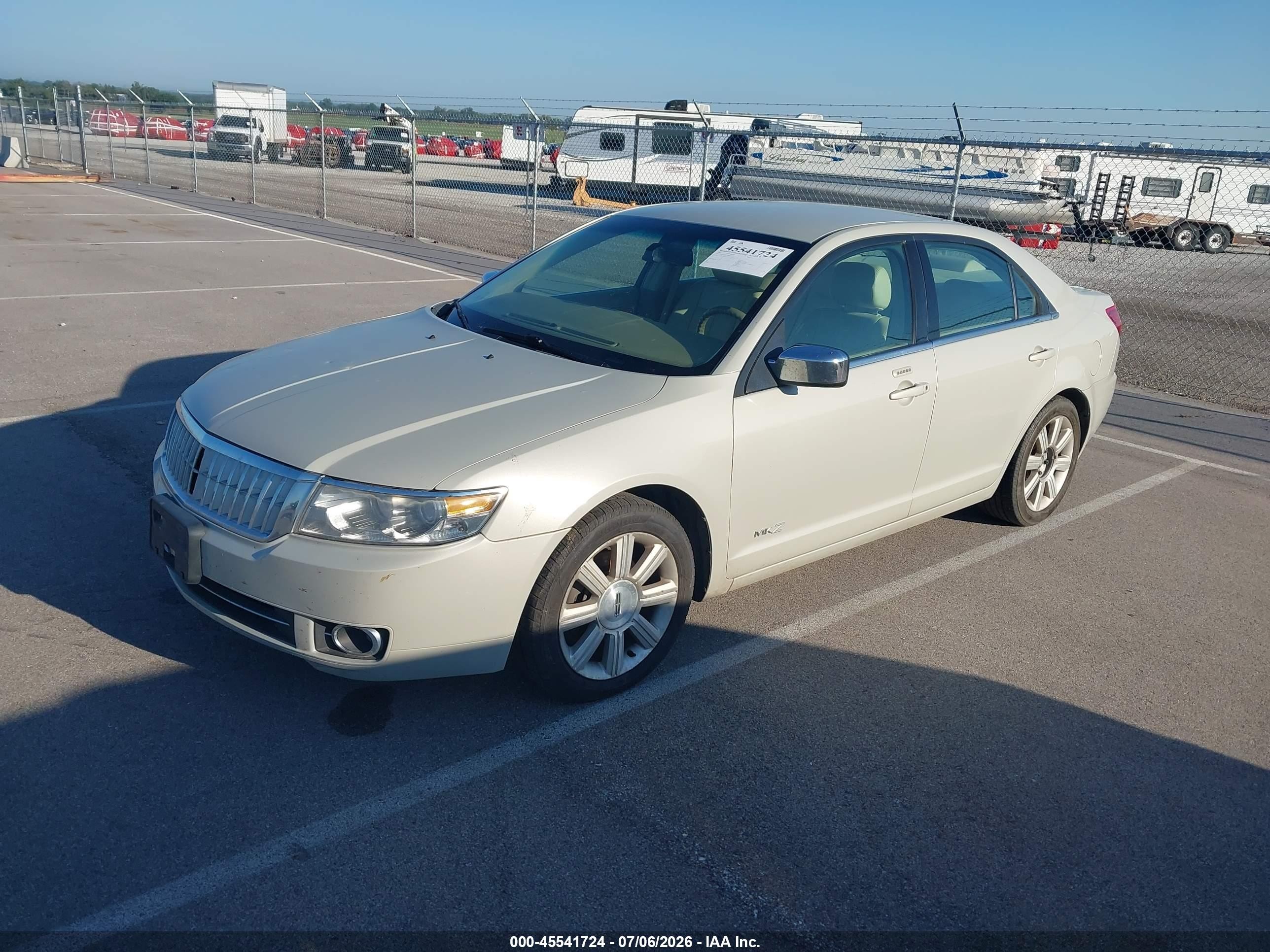 2007 Lincoln Mkz   Beige vin: 3LNHM26T17R633410