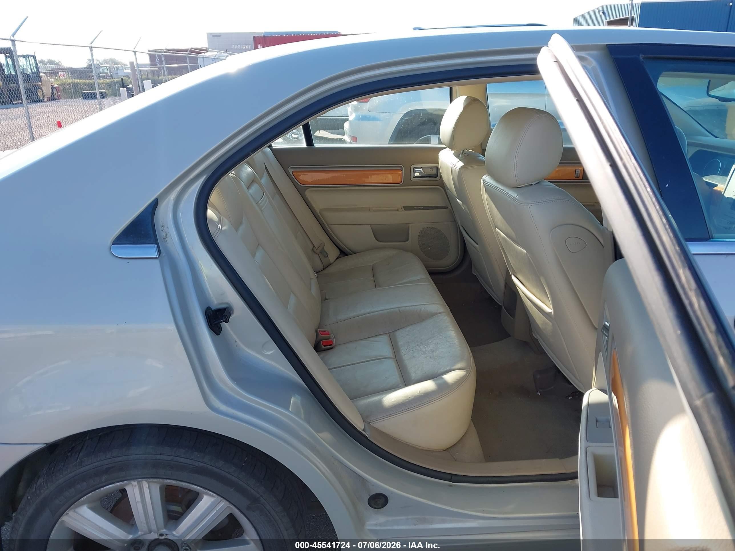 2007 Lincoln Mkz   Beige vin: 3LNHM26T17R633410