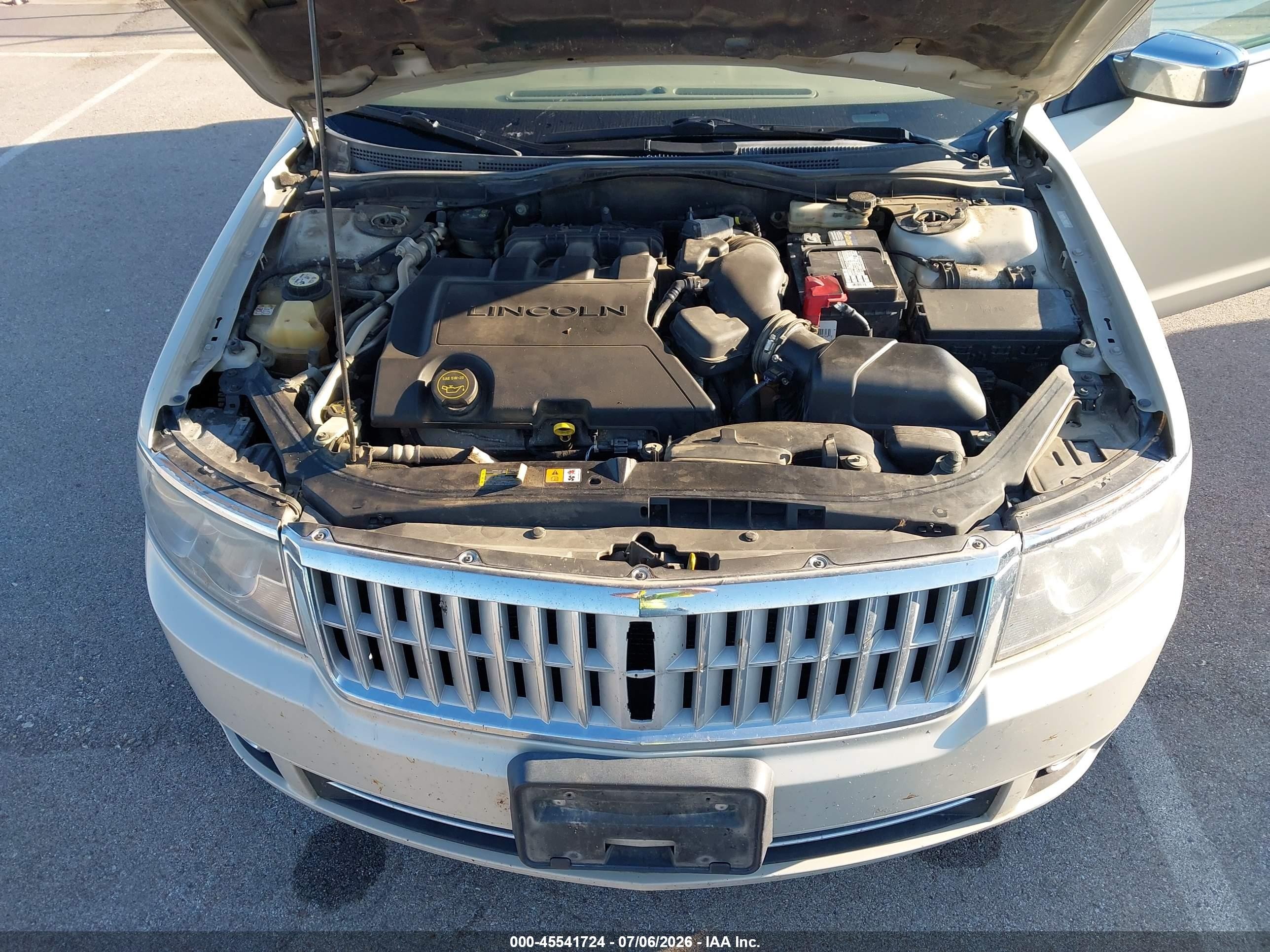 2007 Lincoln Mkz   Beige vin: 3LNHM26T17R633410