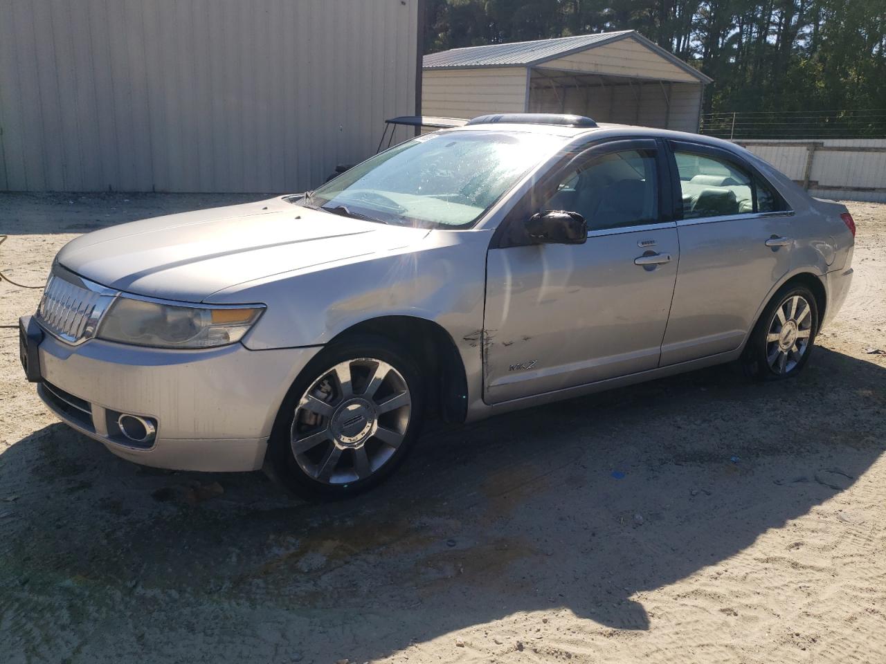 2008 Lincoln Mkz Silver vin: 3LNHM26T18R605706