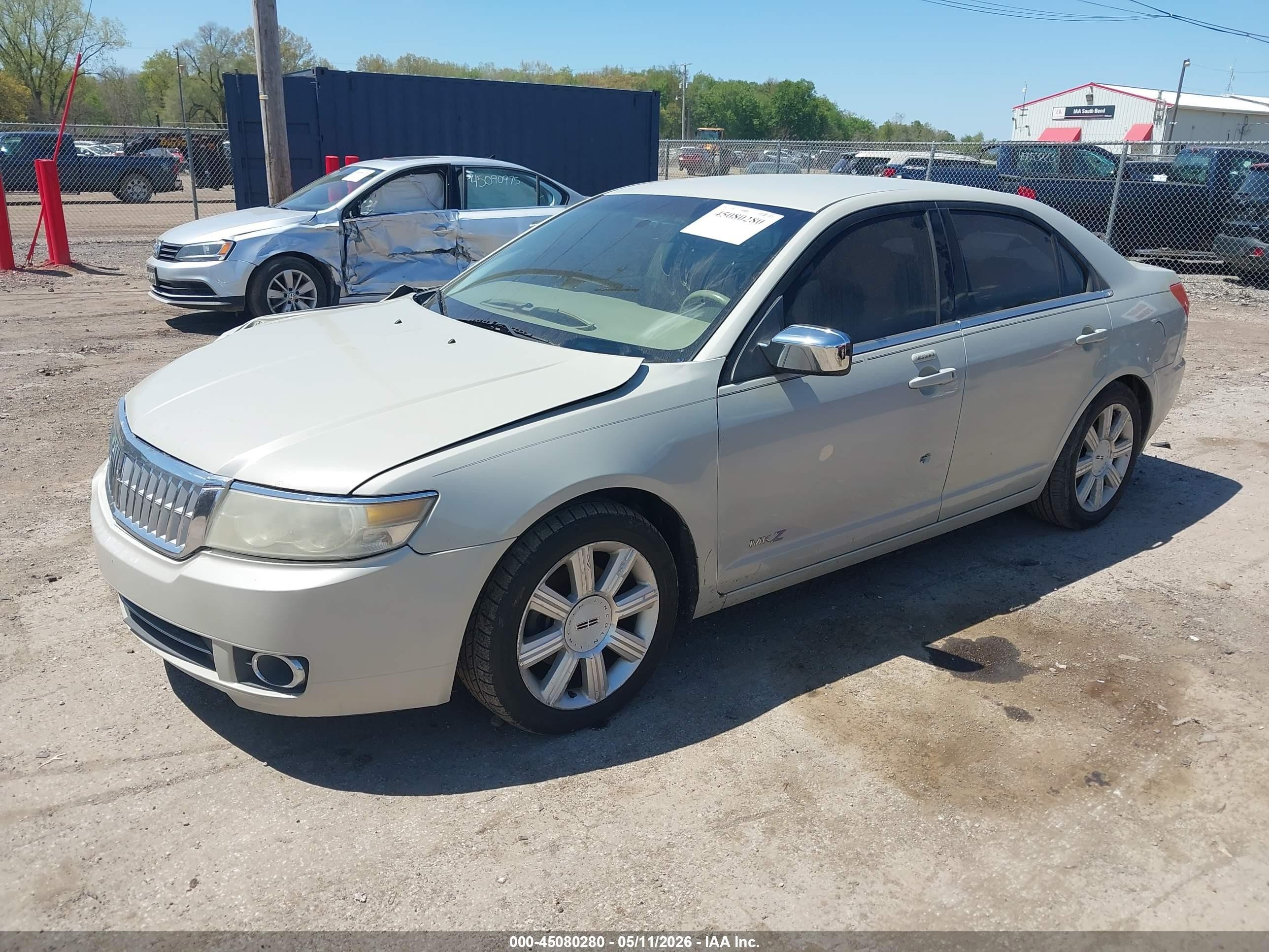 2008 Lincoln Mkz   Tan vin: 3LNHM26T18R605768