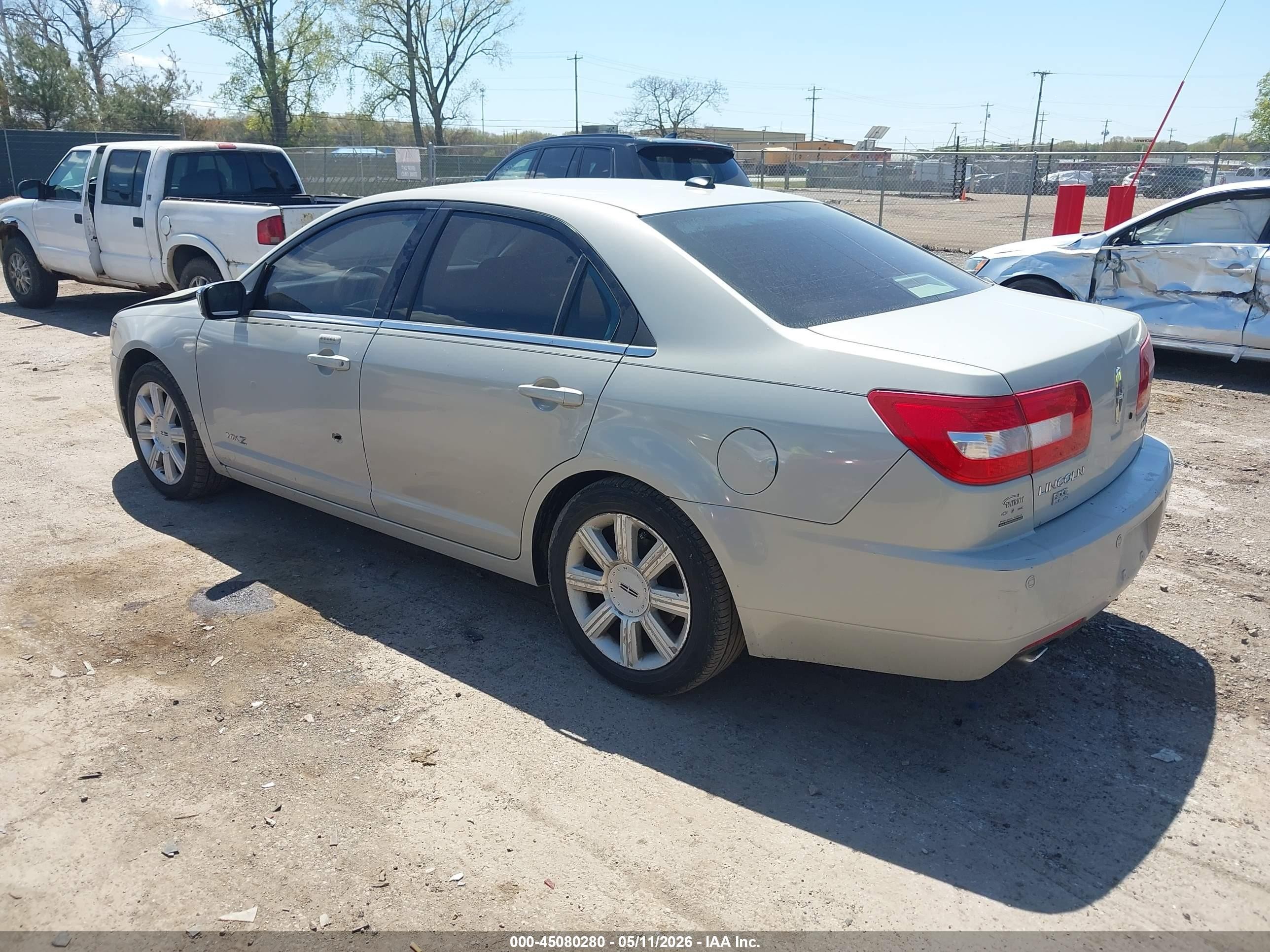 2008 Lincoln Mkz   Tan vin: 3LNHM26T18R605768