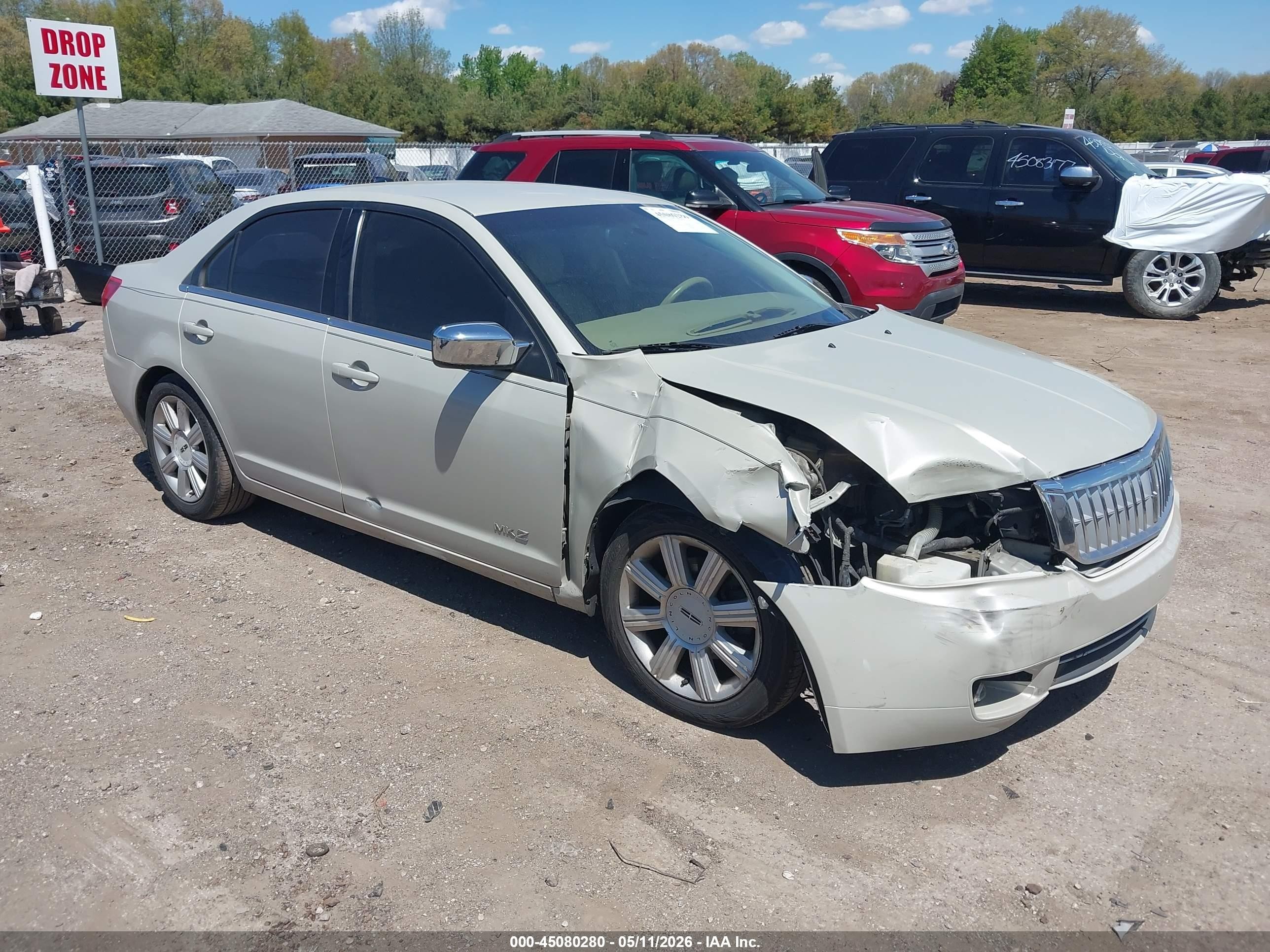 2008 Lincoln Mkz   Tan vin: 3LNHM26T18R605768