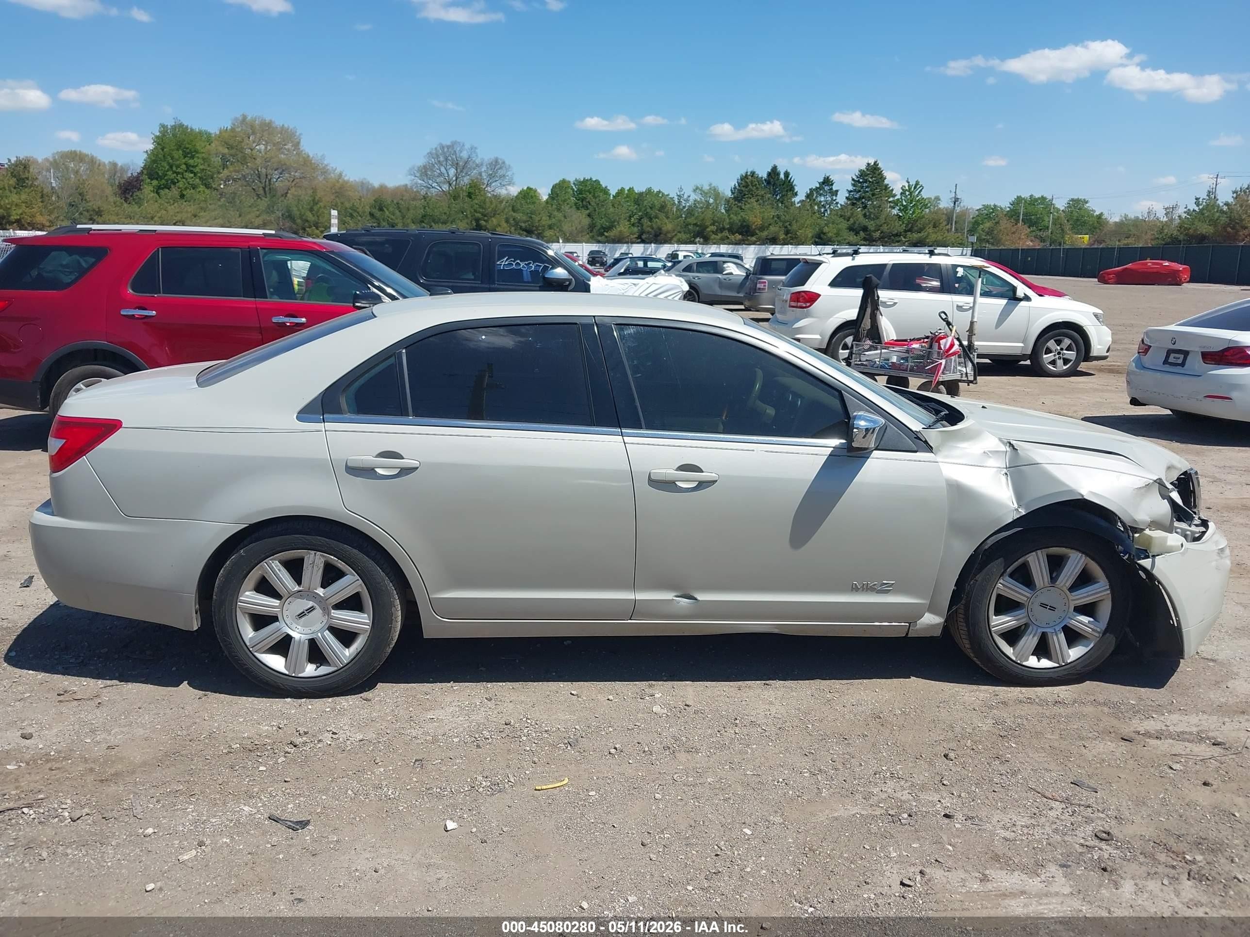 2008 Lincoln Mkz   Tan vin: 3LNHM26T18R605768
