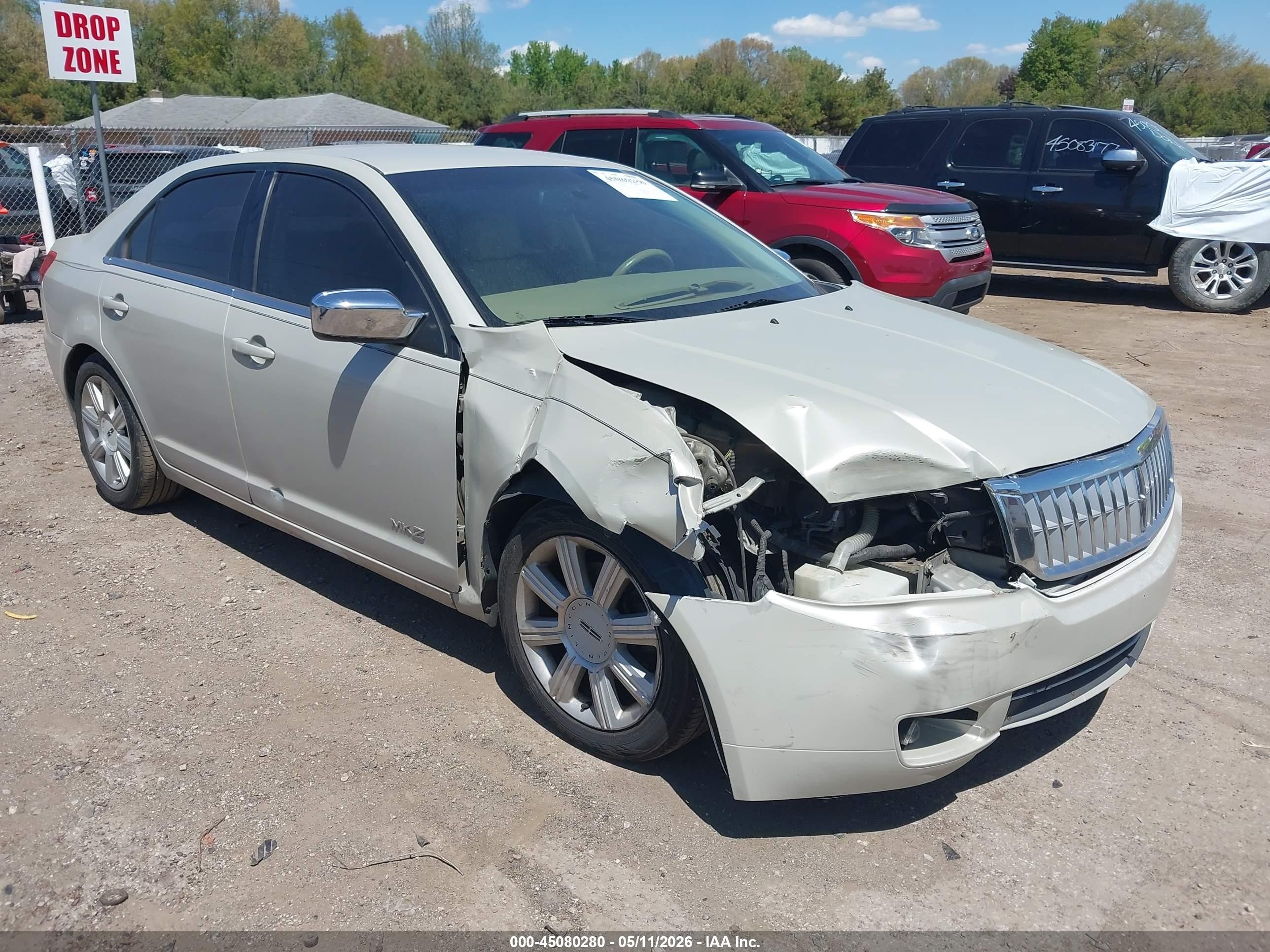2008 Lincoln Mkz   Tan vin: 3LNHM26T18R605768