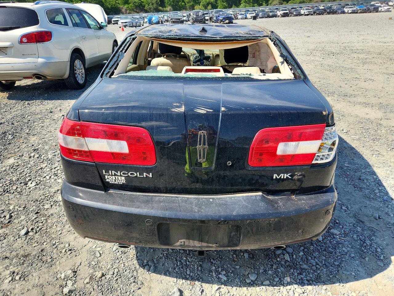 2008 Lincoln Mkz Black vin: 3LNHM26T18R644974