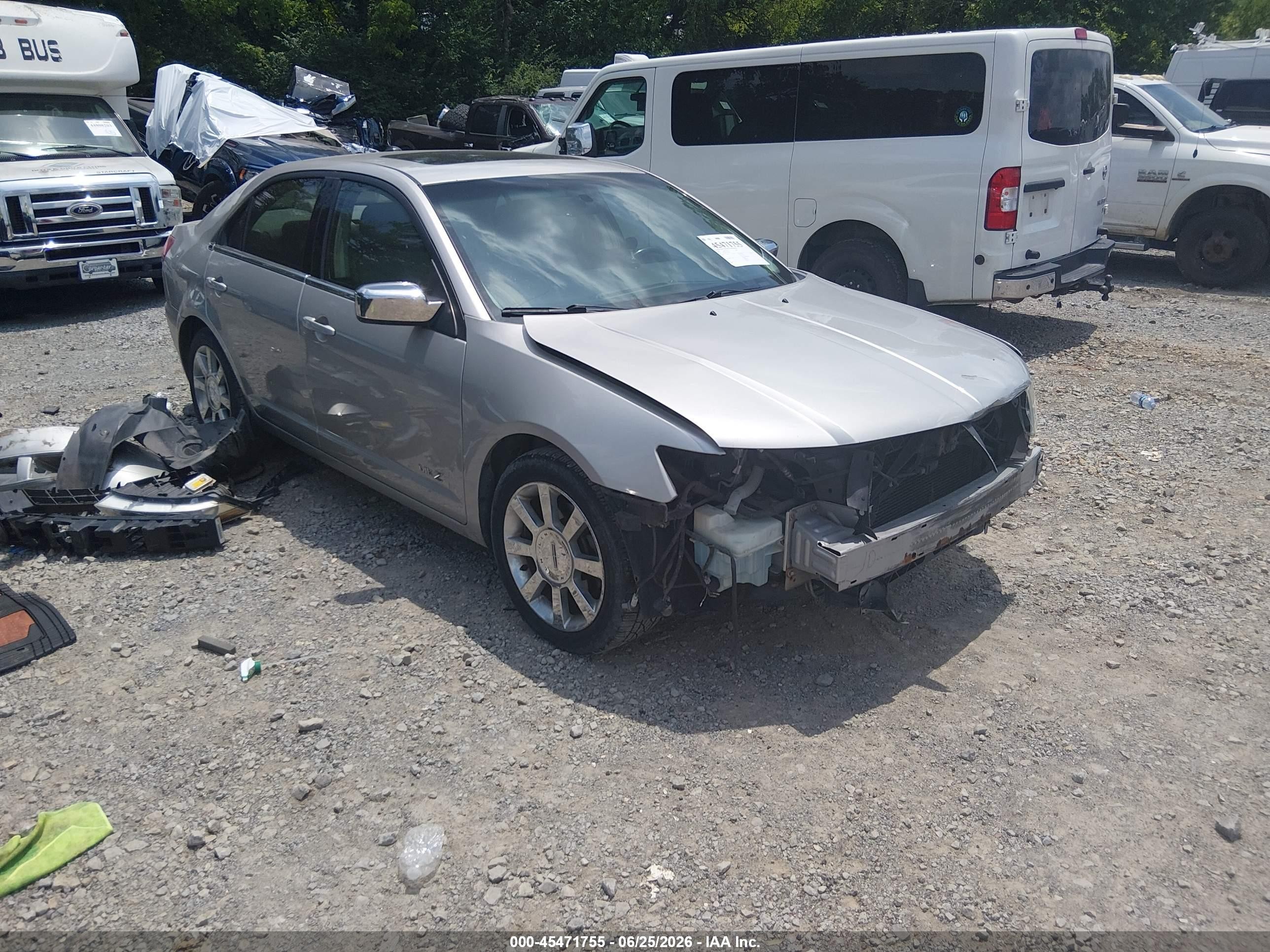 2007 Lincoln Mkz   Silver vin: 3LNHM26T27R616955