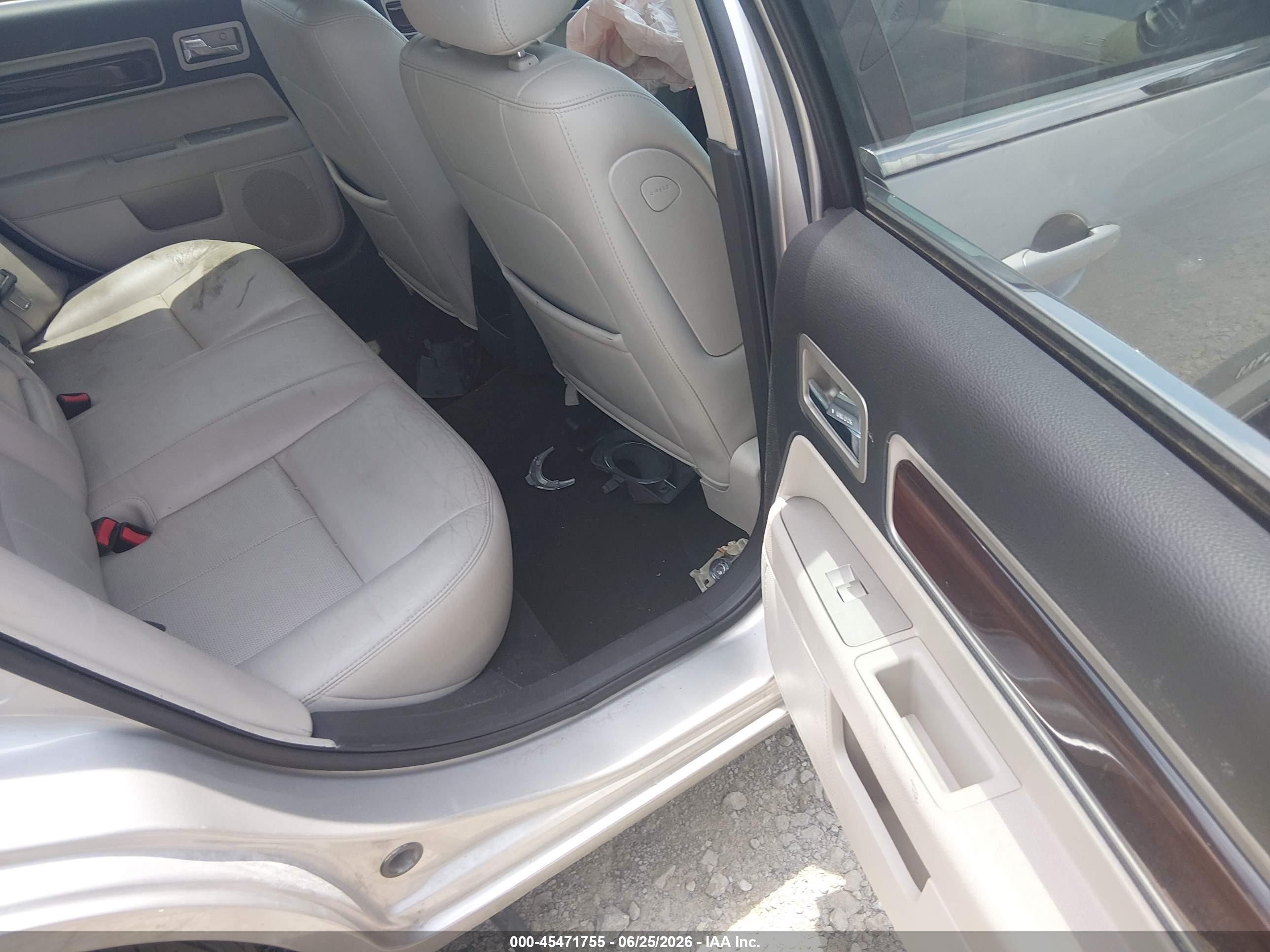 2007 Lincoln Mkz   Silver vin: 3LNHM26T27R616955