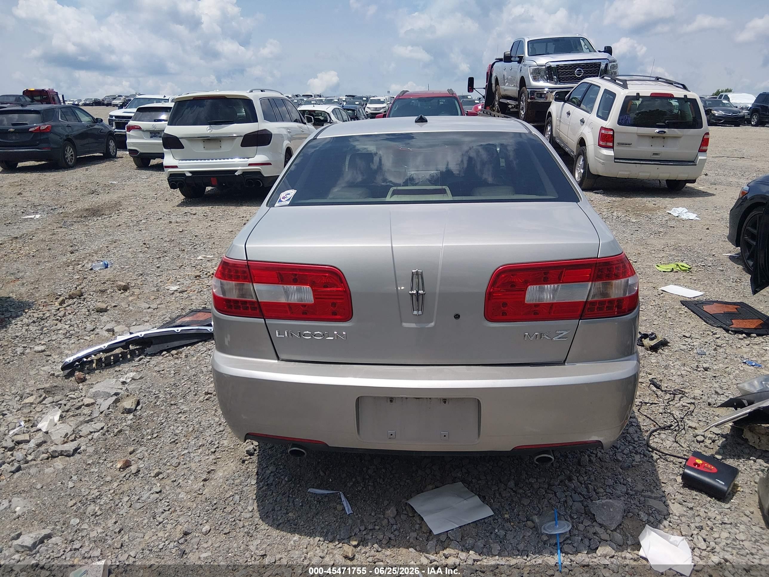 2007 Lincoln Mkz   Silver vin: 3LNHM26T27R616955