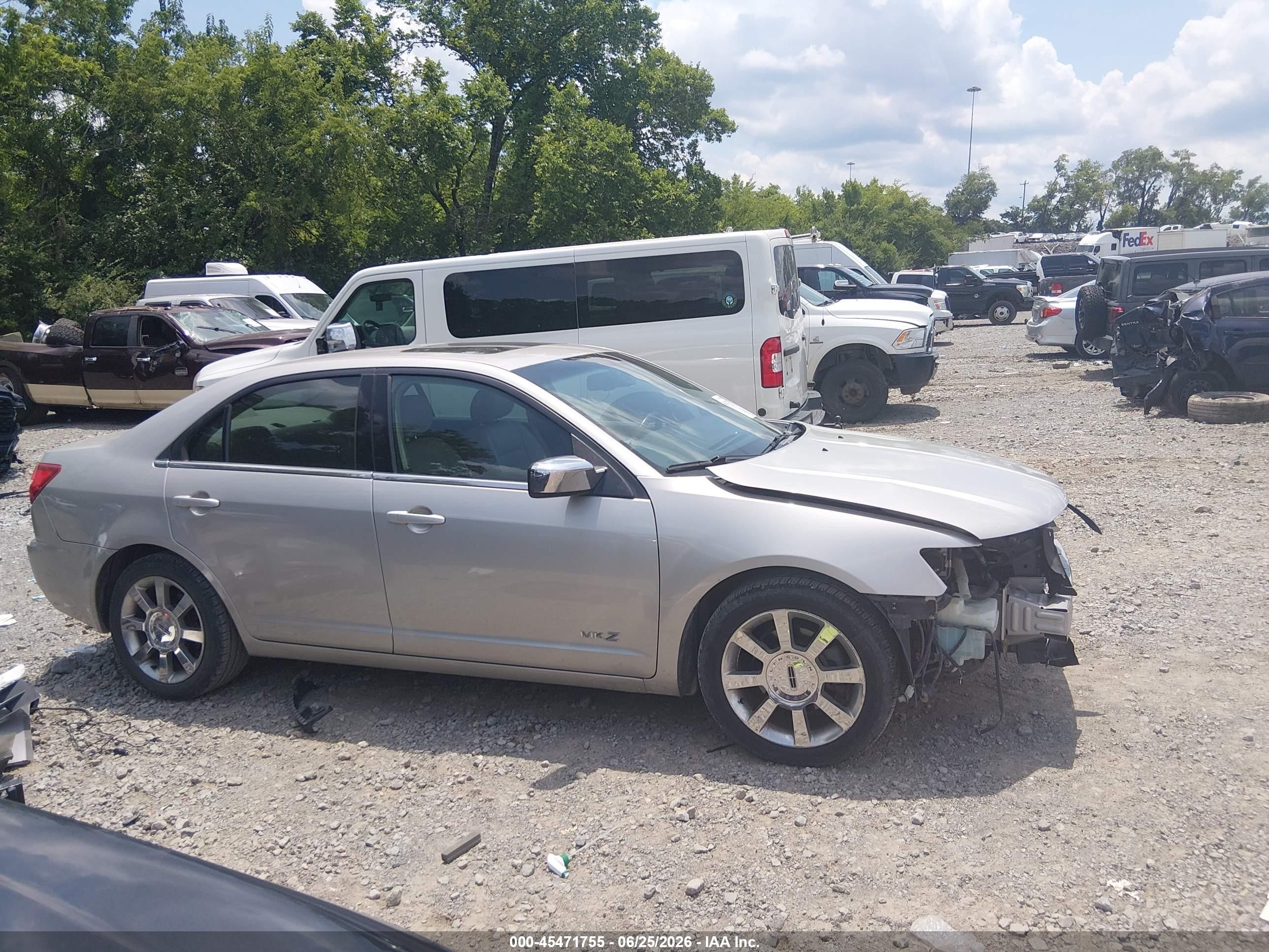 2007 Lincoln Mkz   Silver vin: 3LNHM26T27R616955