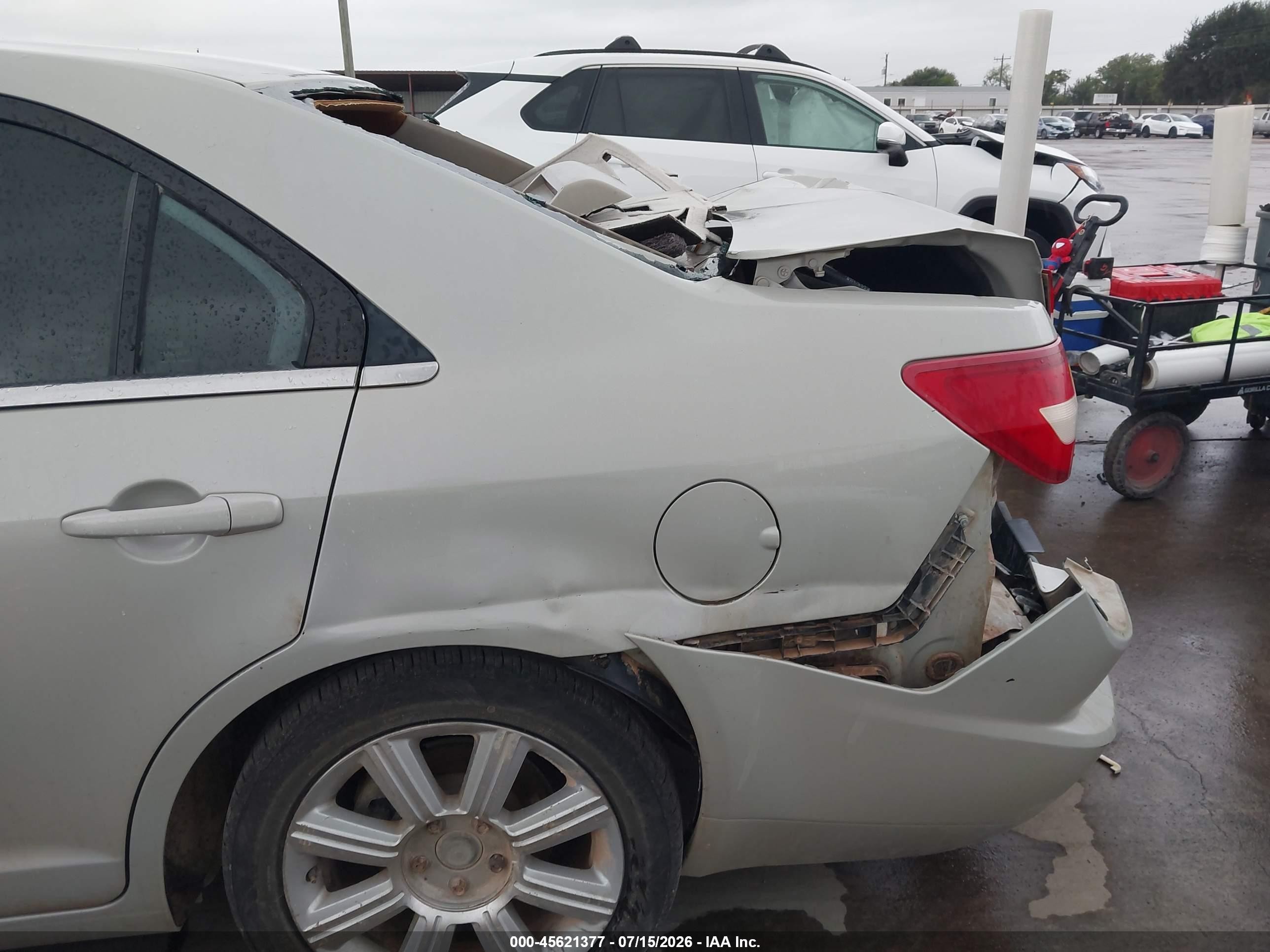 2007 Lincoln Mkz   Cream vin: 3LNHM26T27R620486