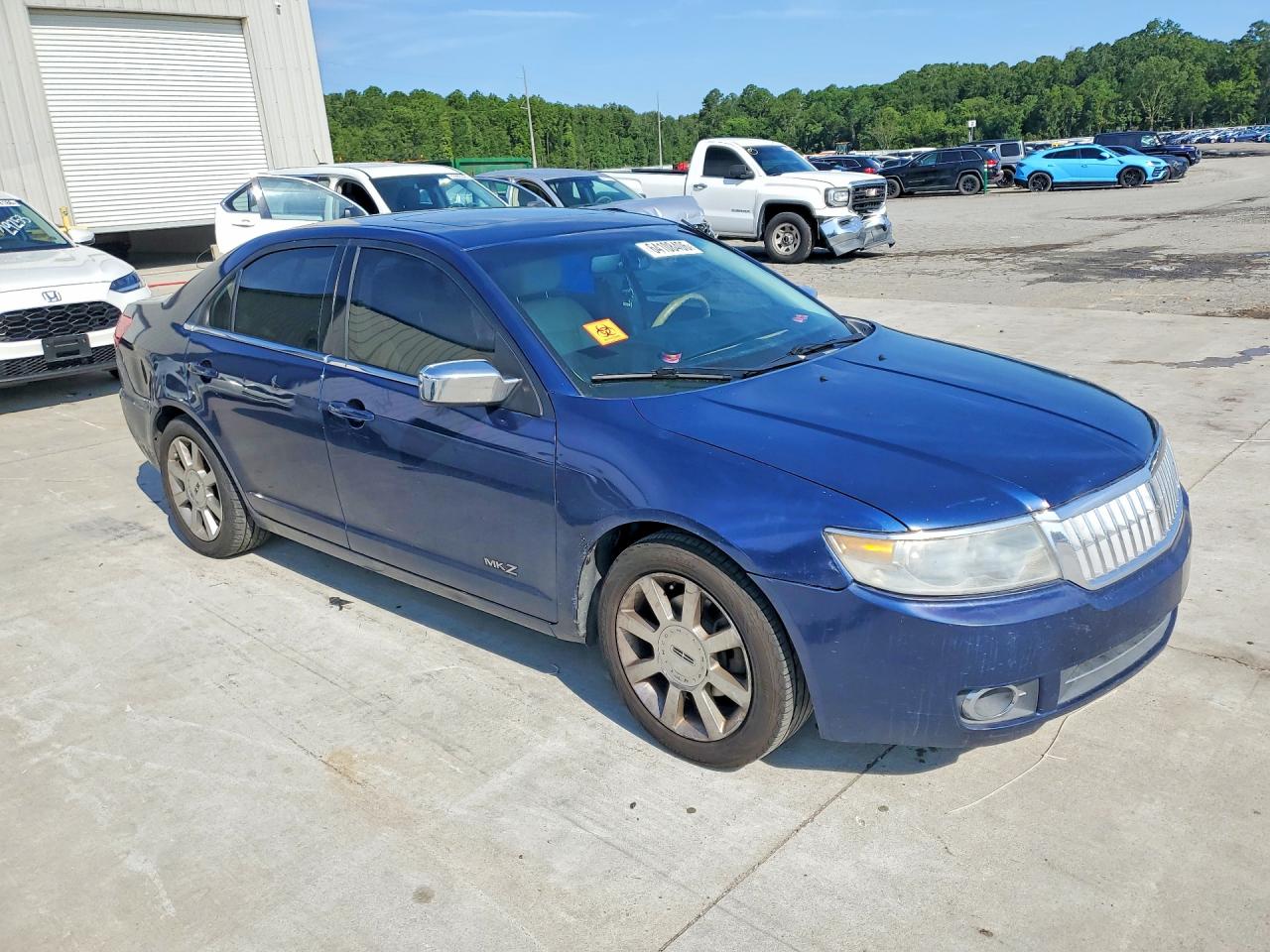 2007 Lincoln Mkz Blue vin: 3LNHM26T27R664049