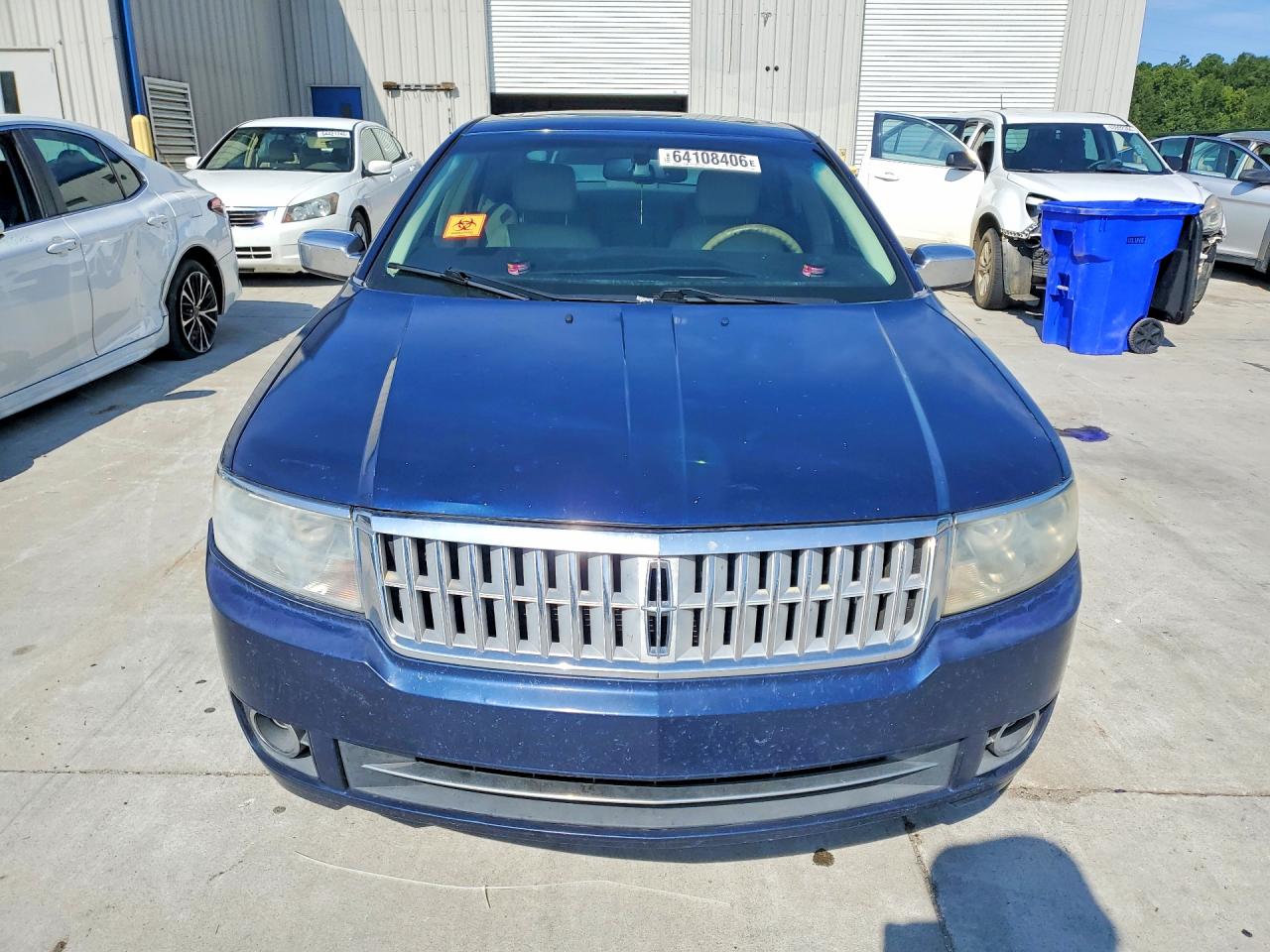 2007 Lincoln Mkz Blue vin: 3LNHM26T27R664049