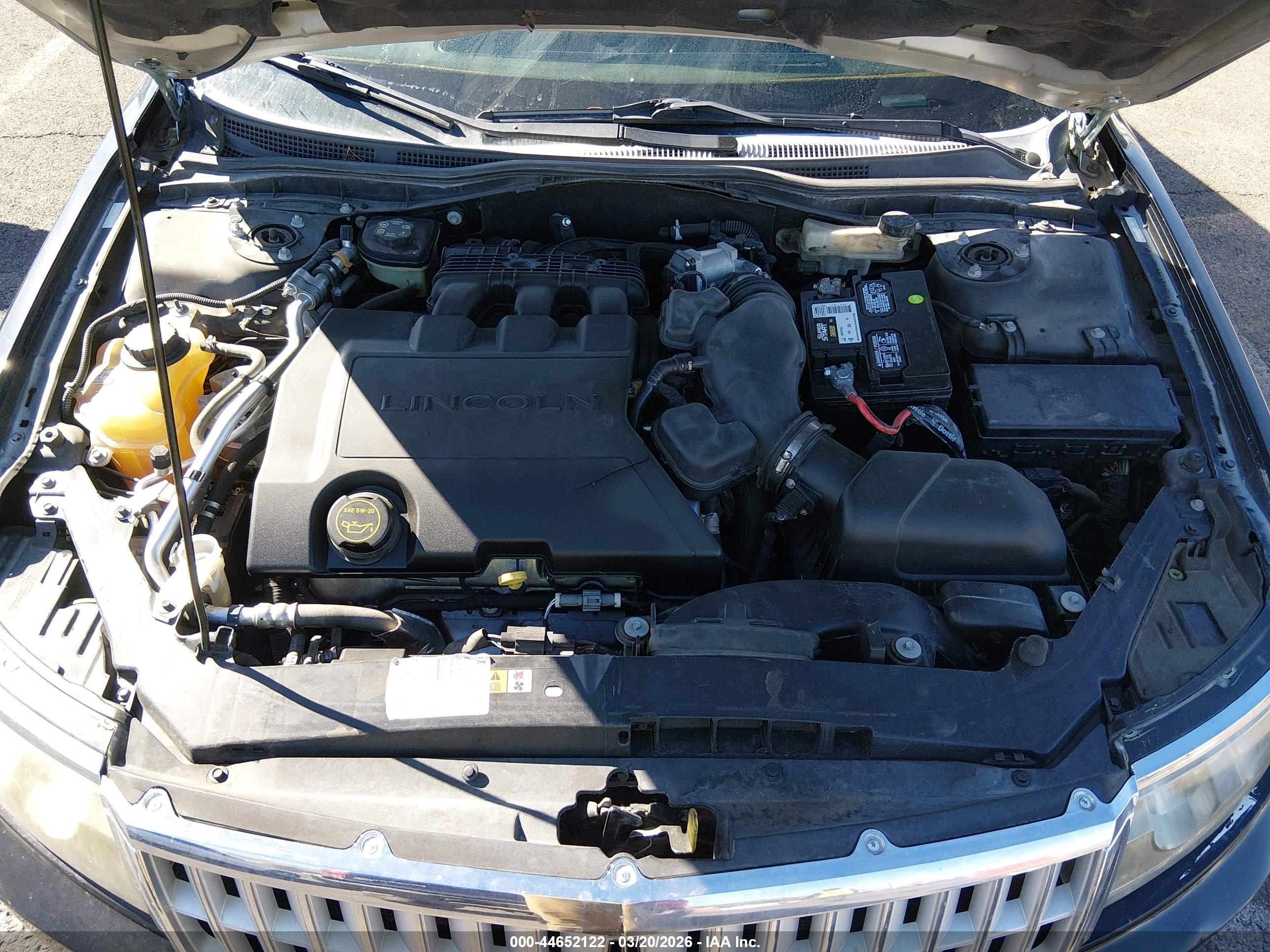 2007 Lincoln Mkz   Black vin: 3LNHM26T27R669347