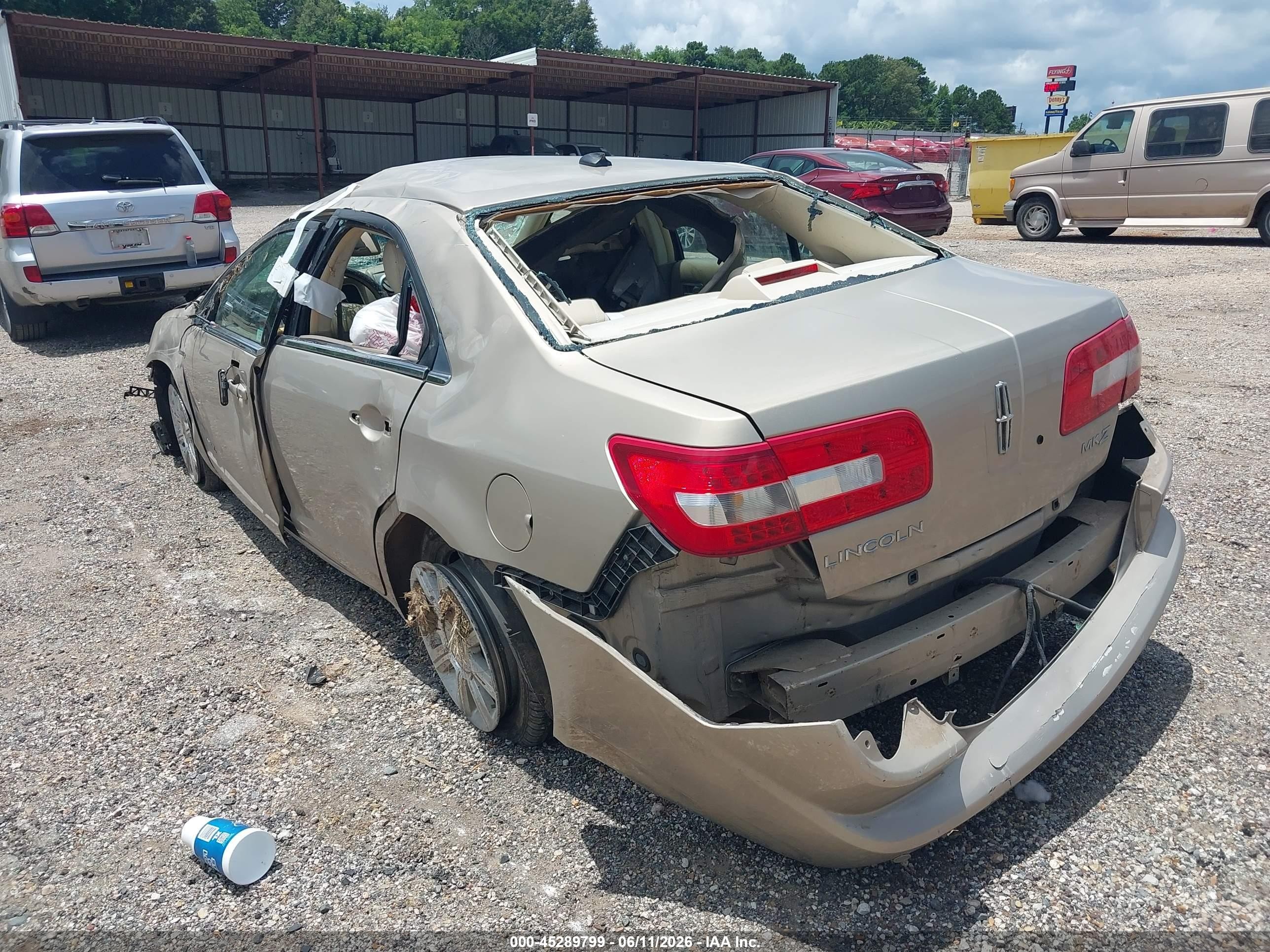 2008 Lincoln Mkz   Gold vin: 3LNHM26T28R622160