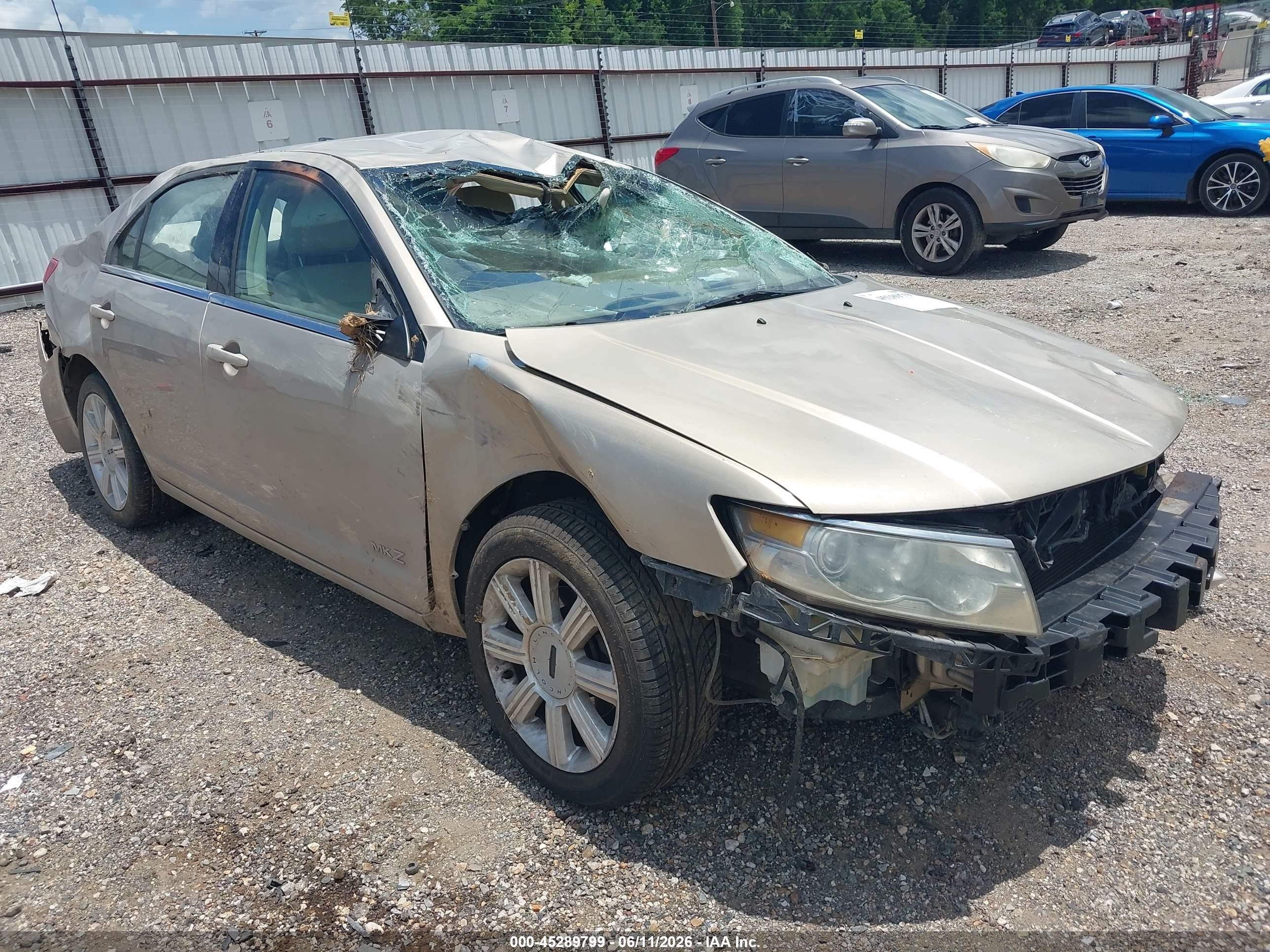 2008 Lincoln Mkz   Gold vin: 3LNHM26T28R622160