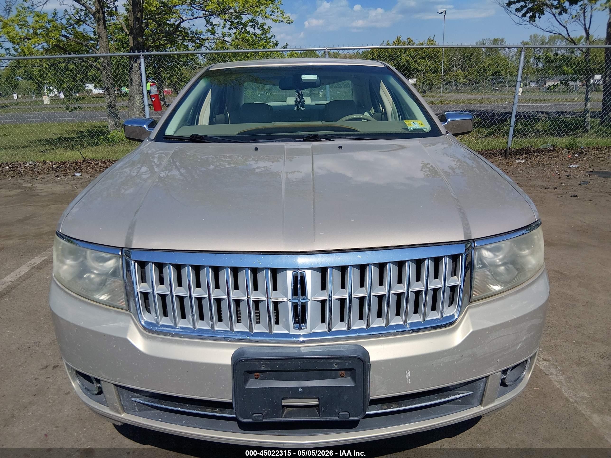 2008 Lincoln Mkz   Beige vin: 3LNHM26T28R640819
