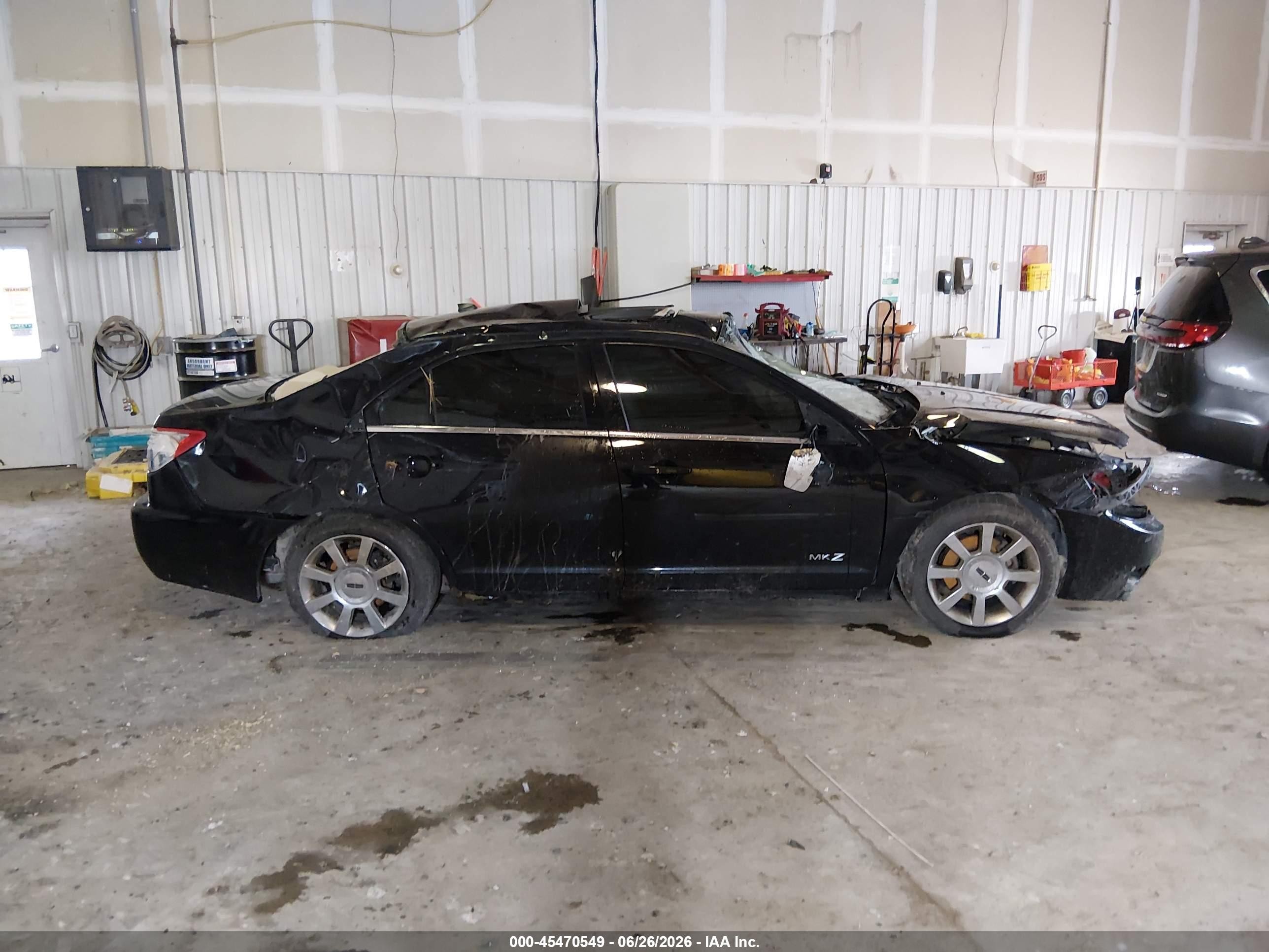 2008 Lincoln Mkz   Черный vin: 3LNHM26T28R660343