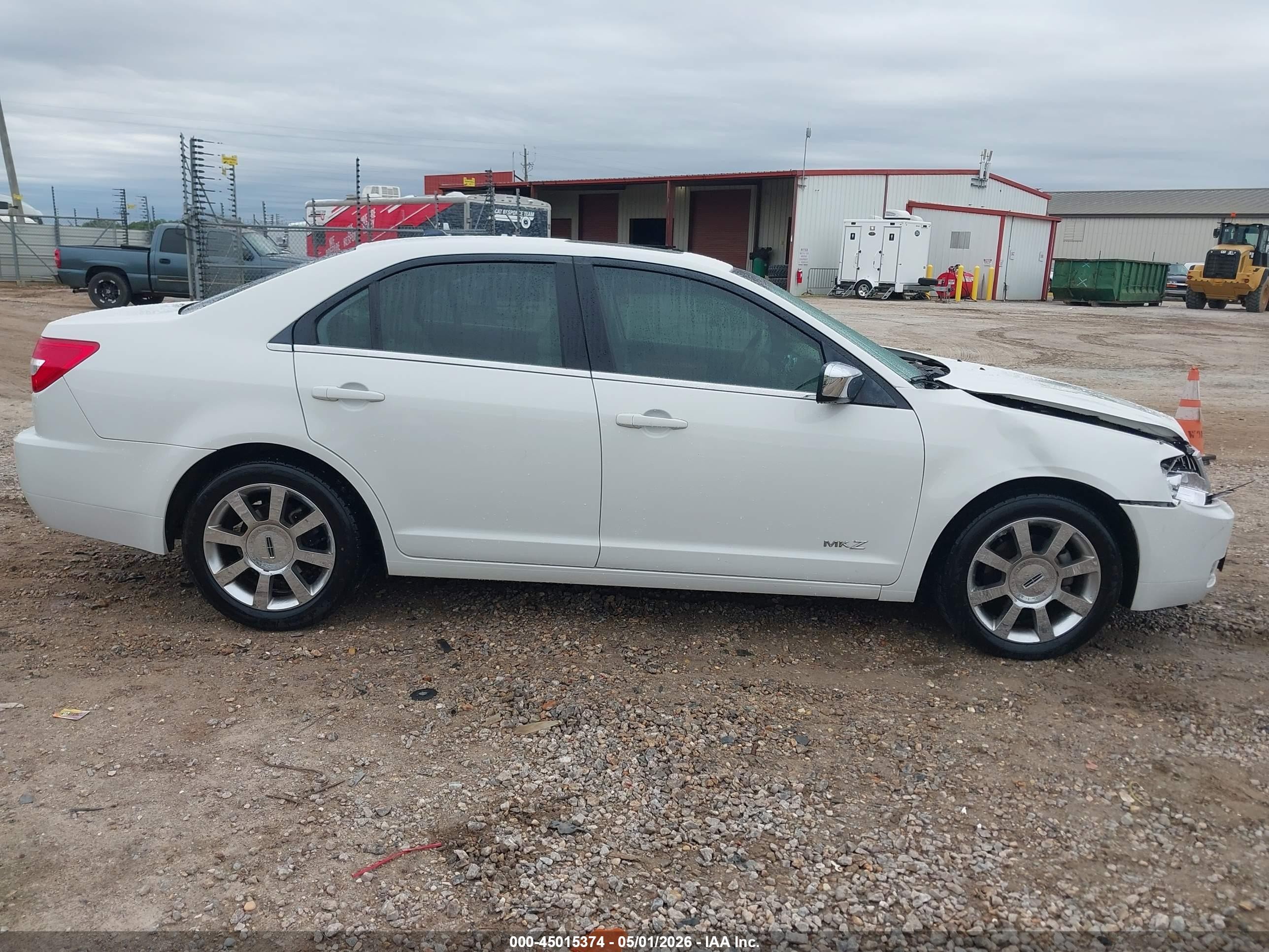 2009 Lincoln Mkz   White vin: 3LNHM26T29R609149