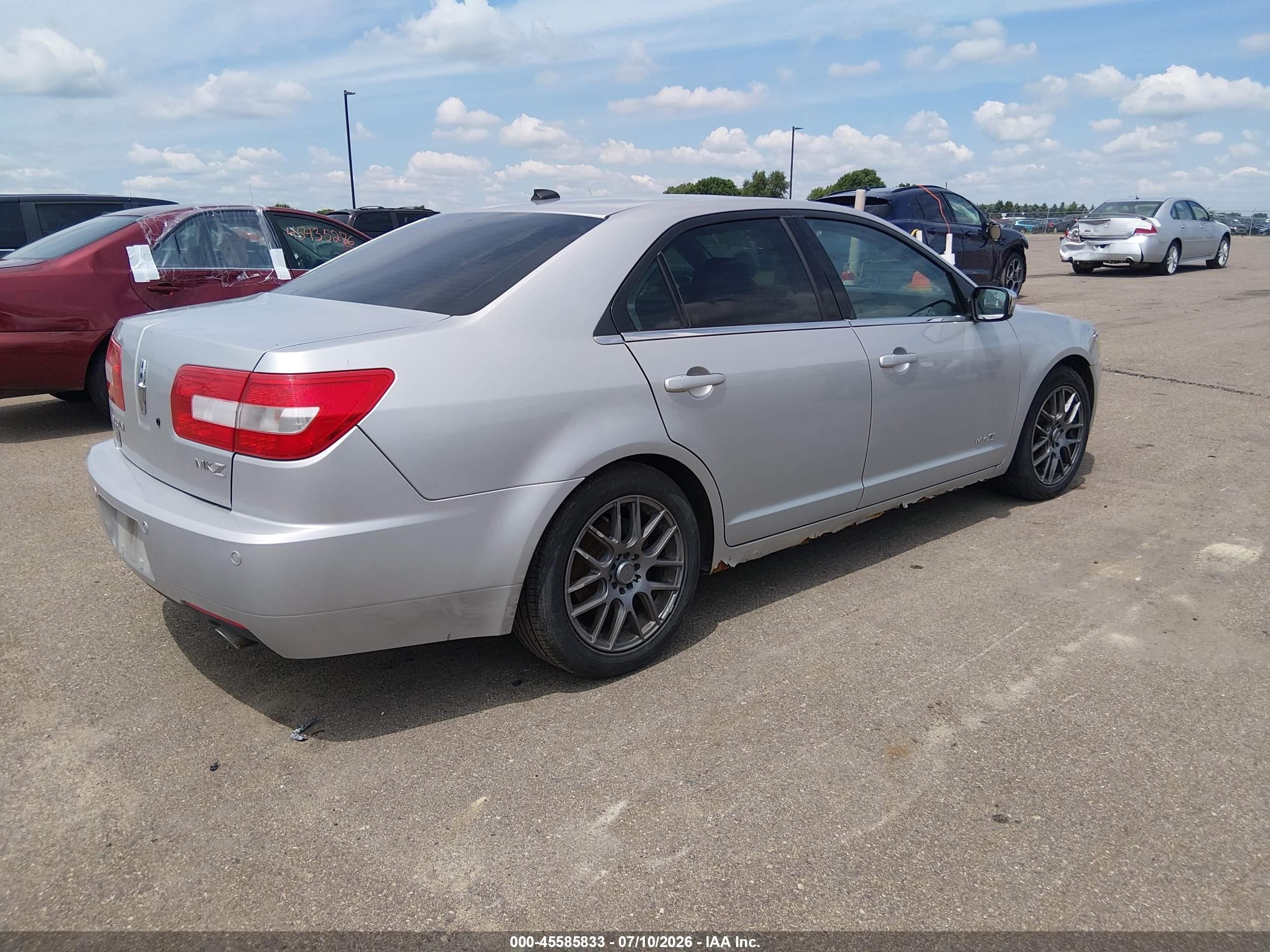 2009 Lincoln Mkz   Silver vin: 3LNHM26T29R611421