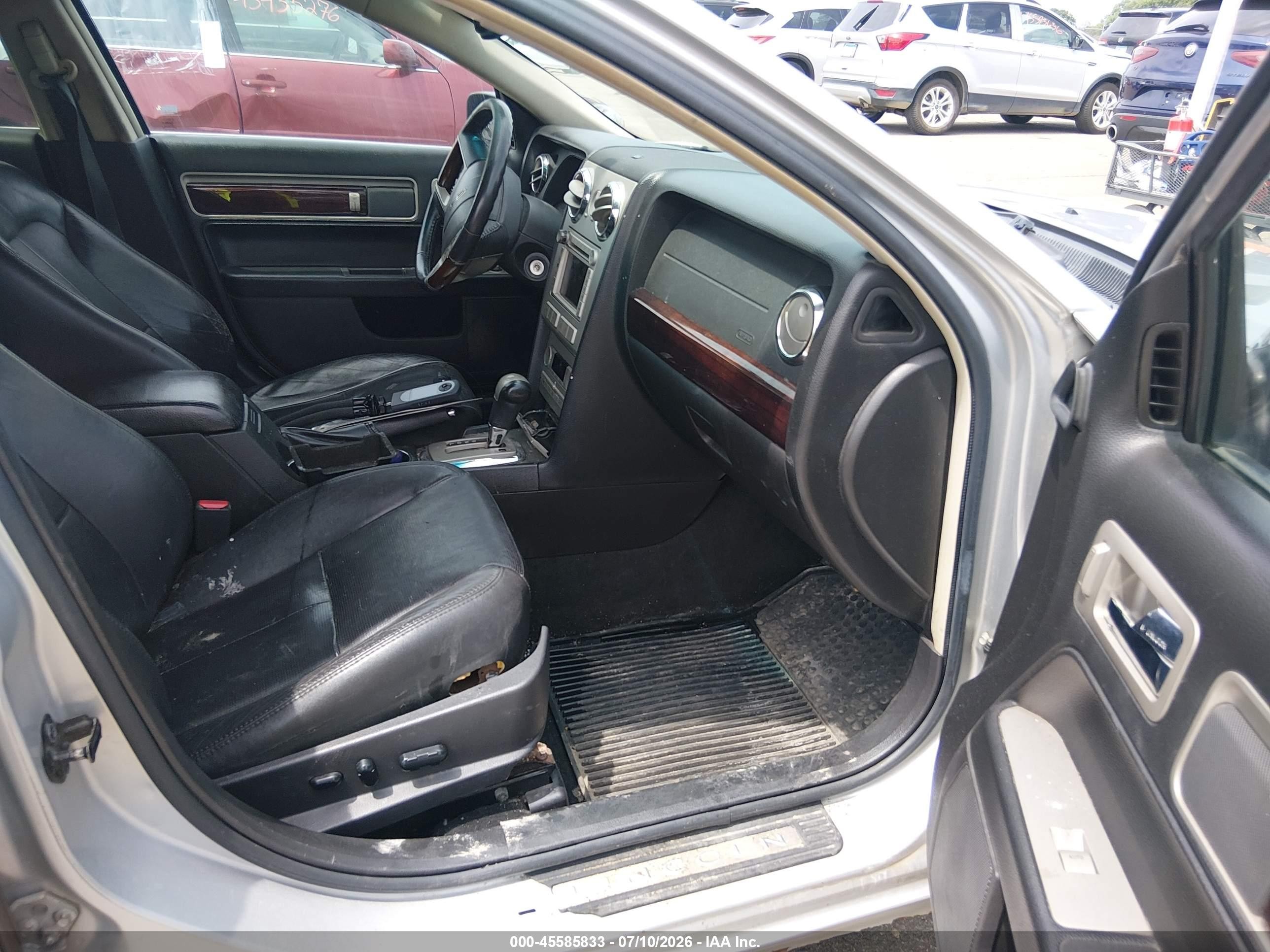 2009 Lincoln Mkz   Silver vin: 3LNHM26T29R611421