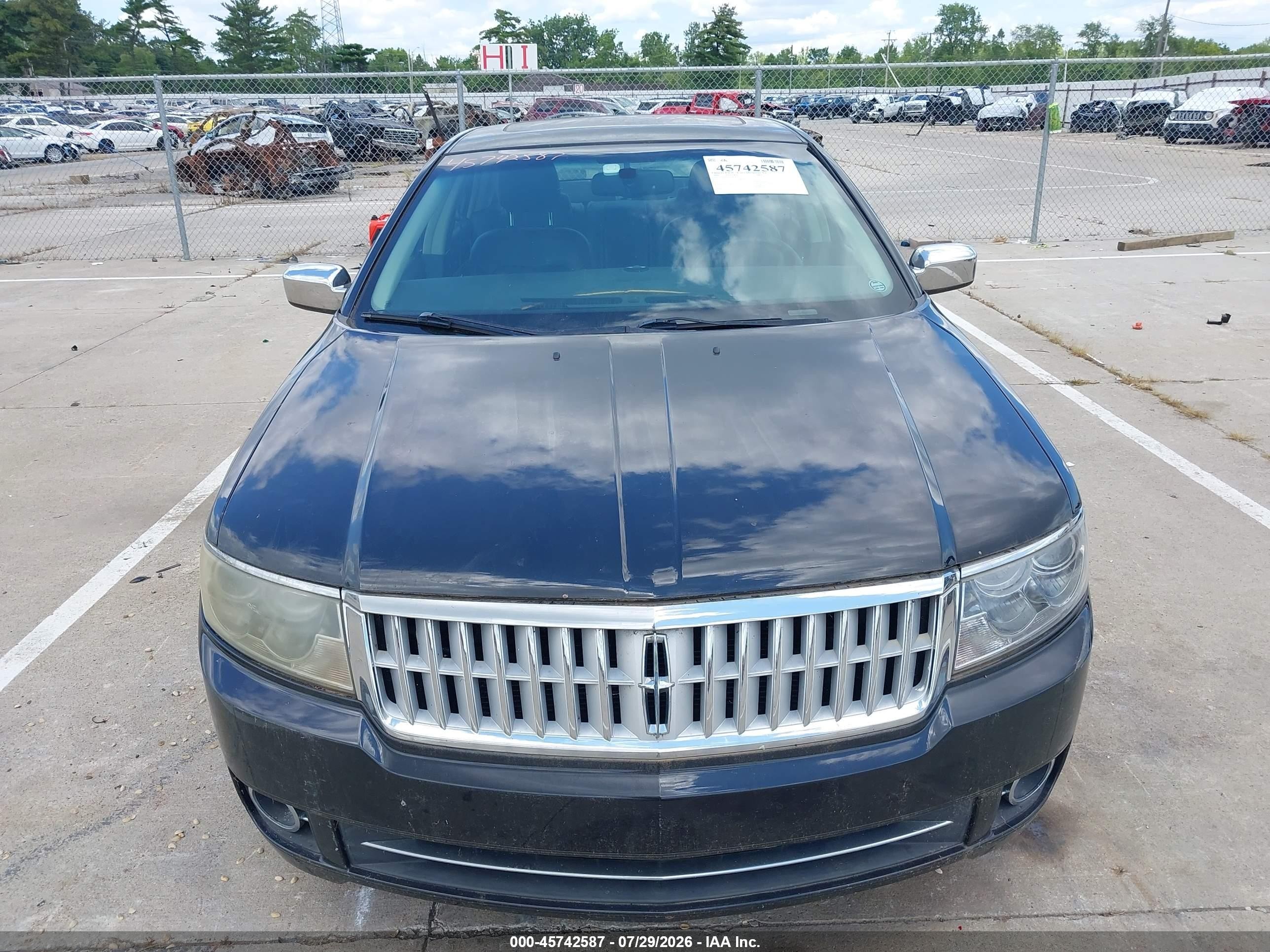 2009 Lincoln Mkz   Black vin: 3LNHM26T29R618255