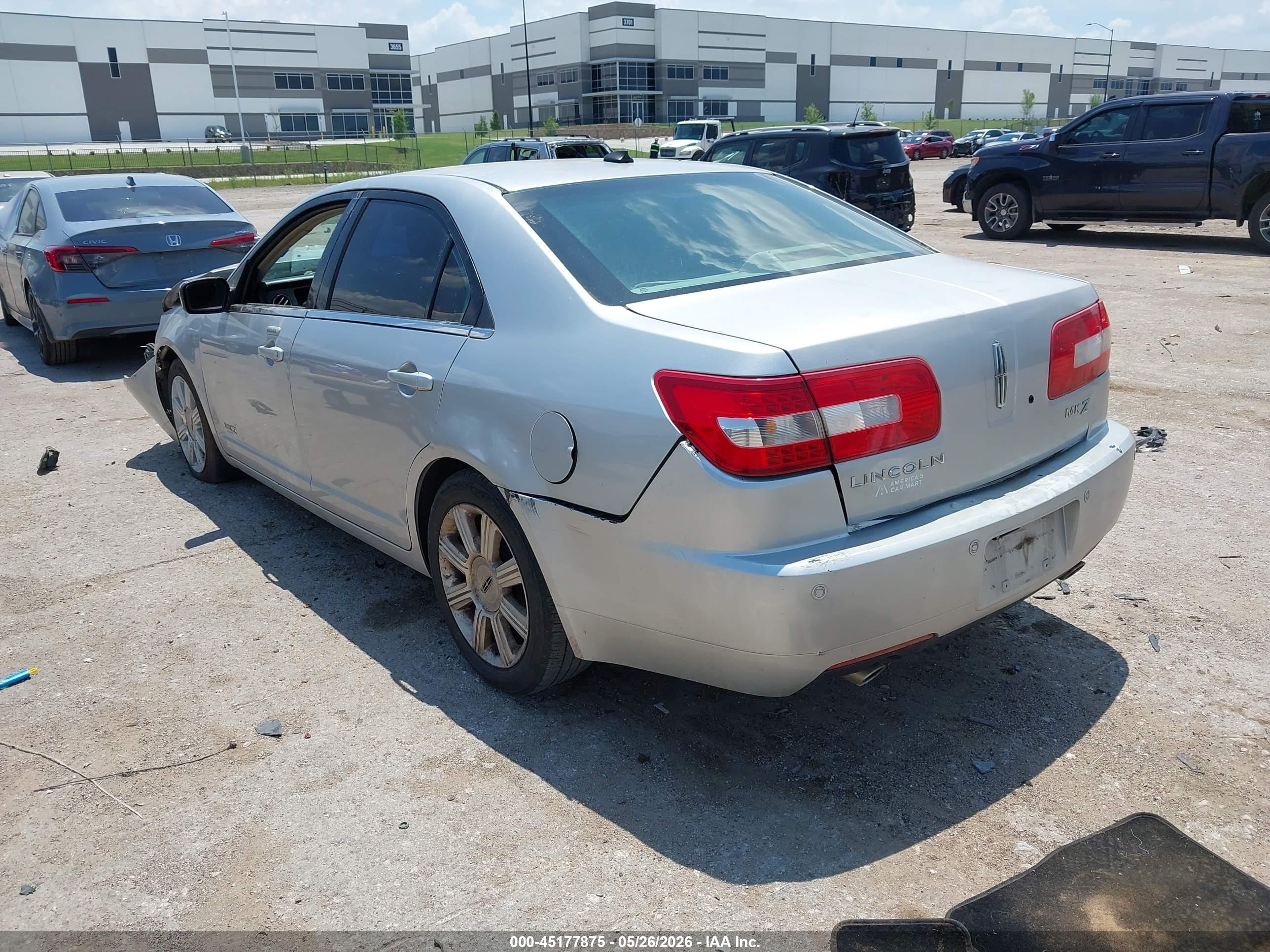 2009 Lincoln Mkz Silver vin: 3LNHM26T29R633564
