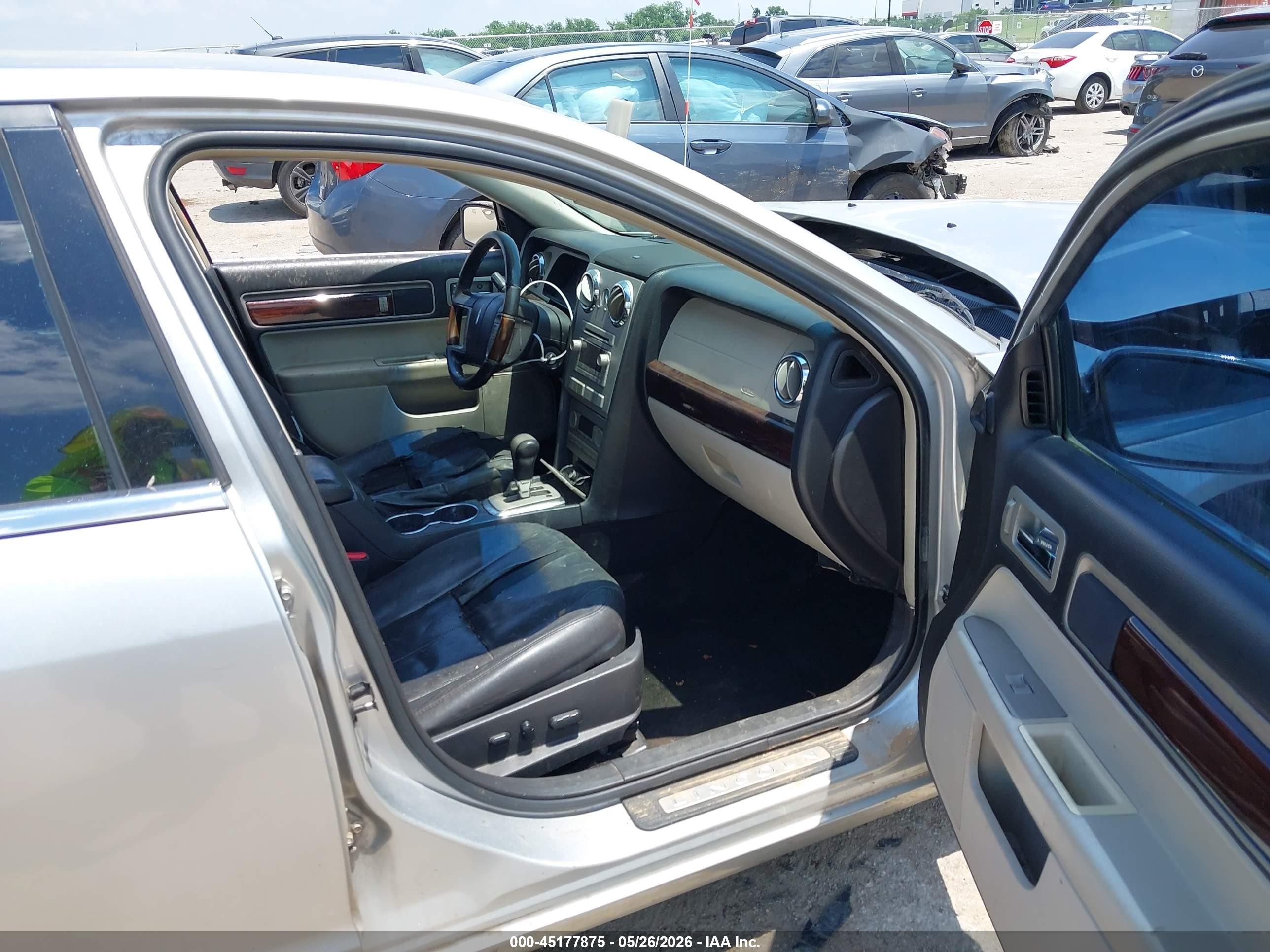 2009 Lincoln Mkz Silver vin: 3LNHM26T29R633564